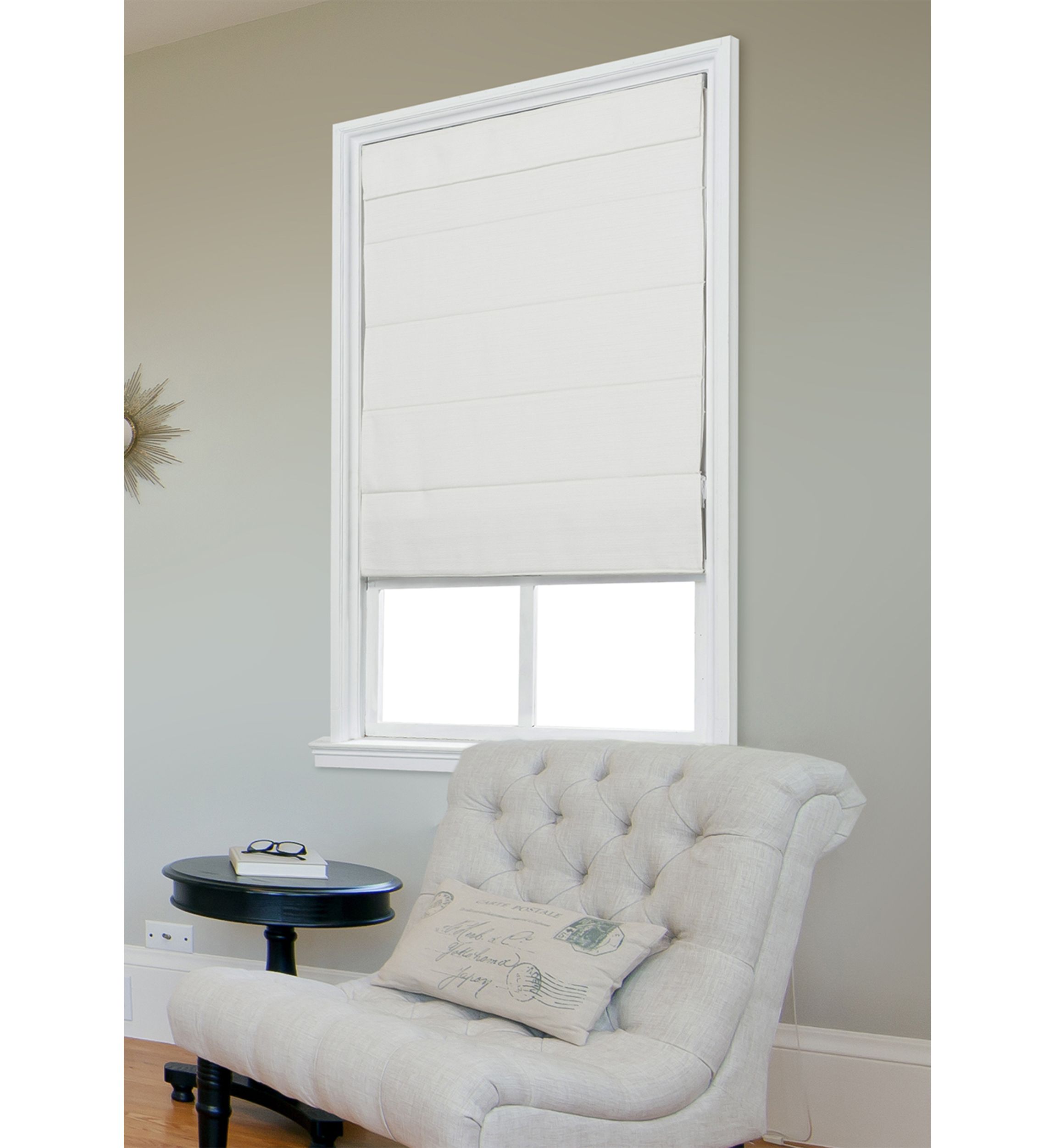 Cordless Quinn Fabric Roman Shade