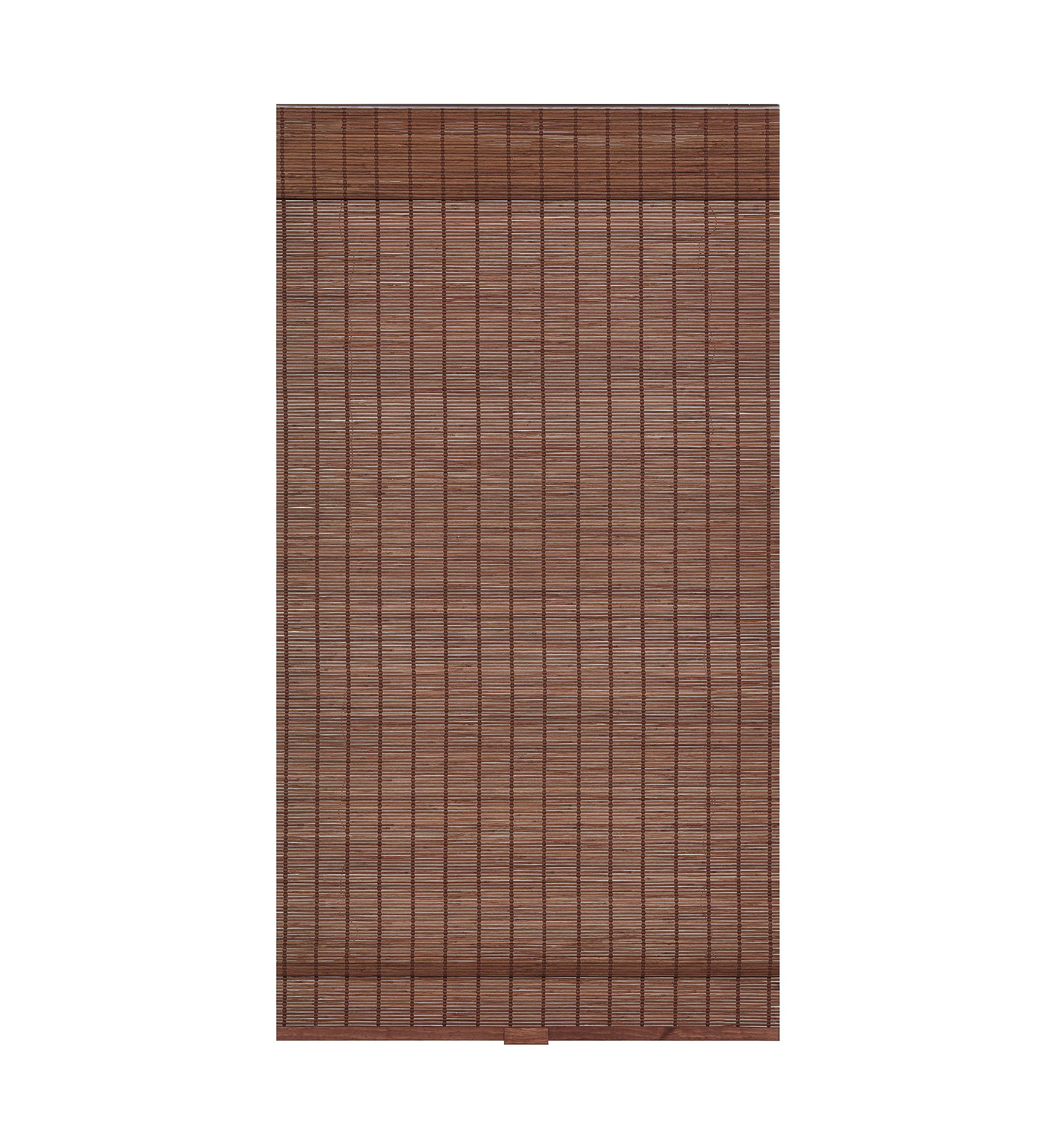 Cordless Bamboo Roman Shade - Size 72 in x 23 in