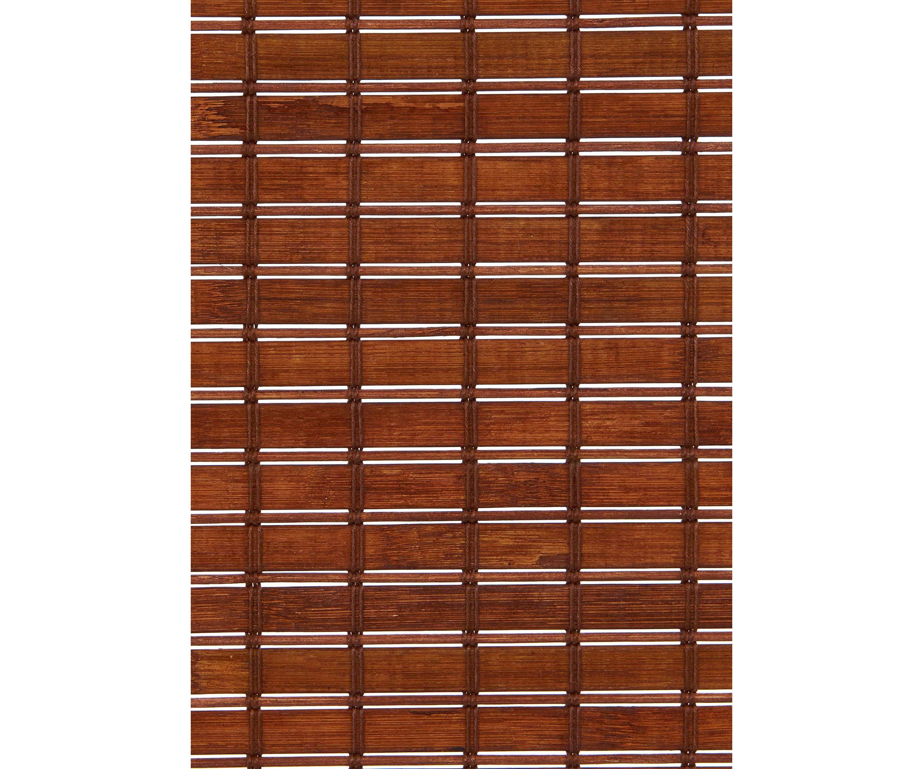 Cordless Bamboo Roman Shade In Pecan