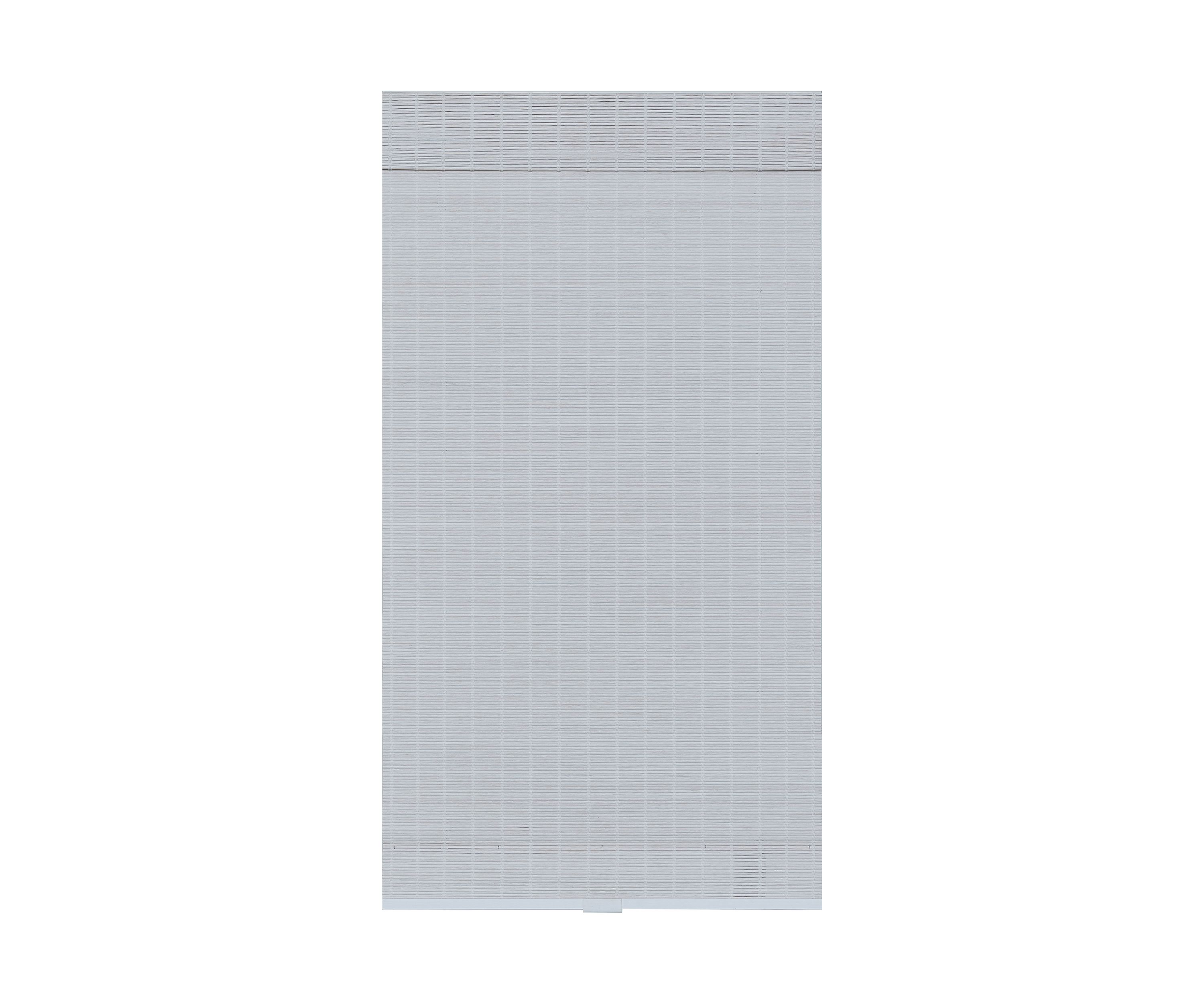 Cordless Bamboo Roman Shade In White