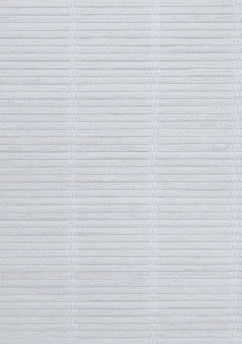 Cordless Bamboo Roman Shade In White