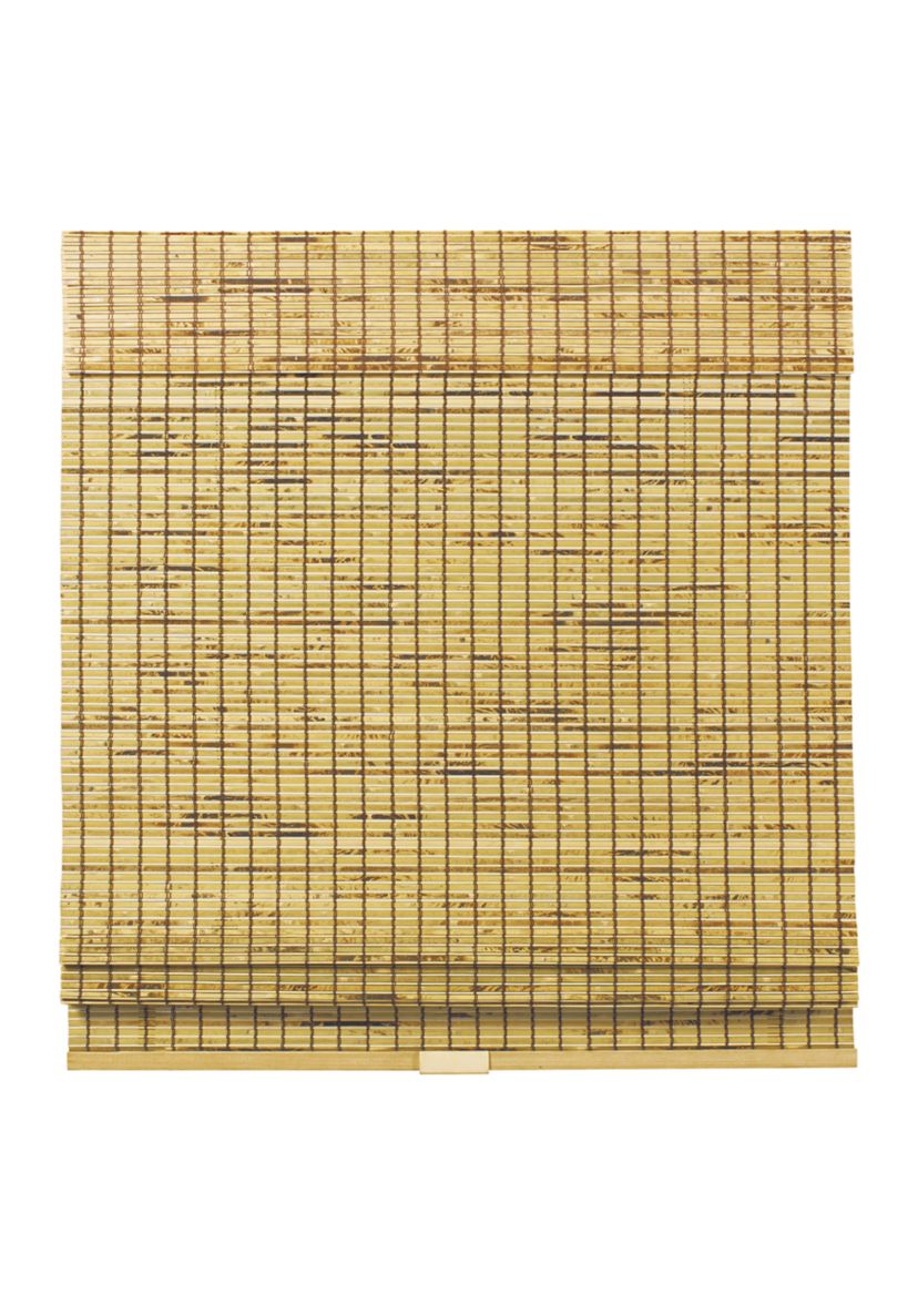 Cordless Bamboo Roman Shade In Burnout
