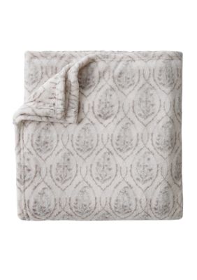 Amari embossed velvet discount throw