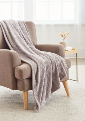 Ardour Luxury Velvet Jacquard Throw Blanket belk