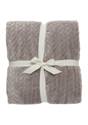 Luxury Velvet Jacquard Throw Blanket