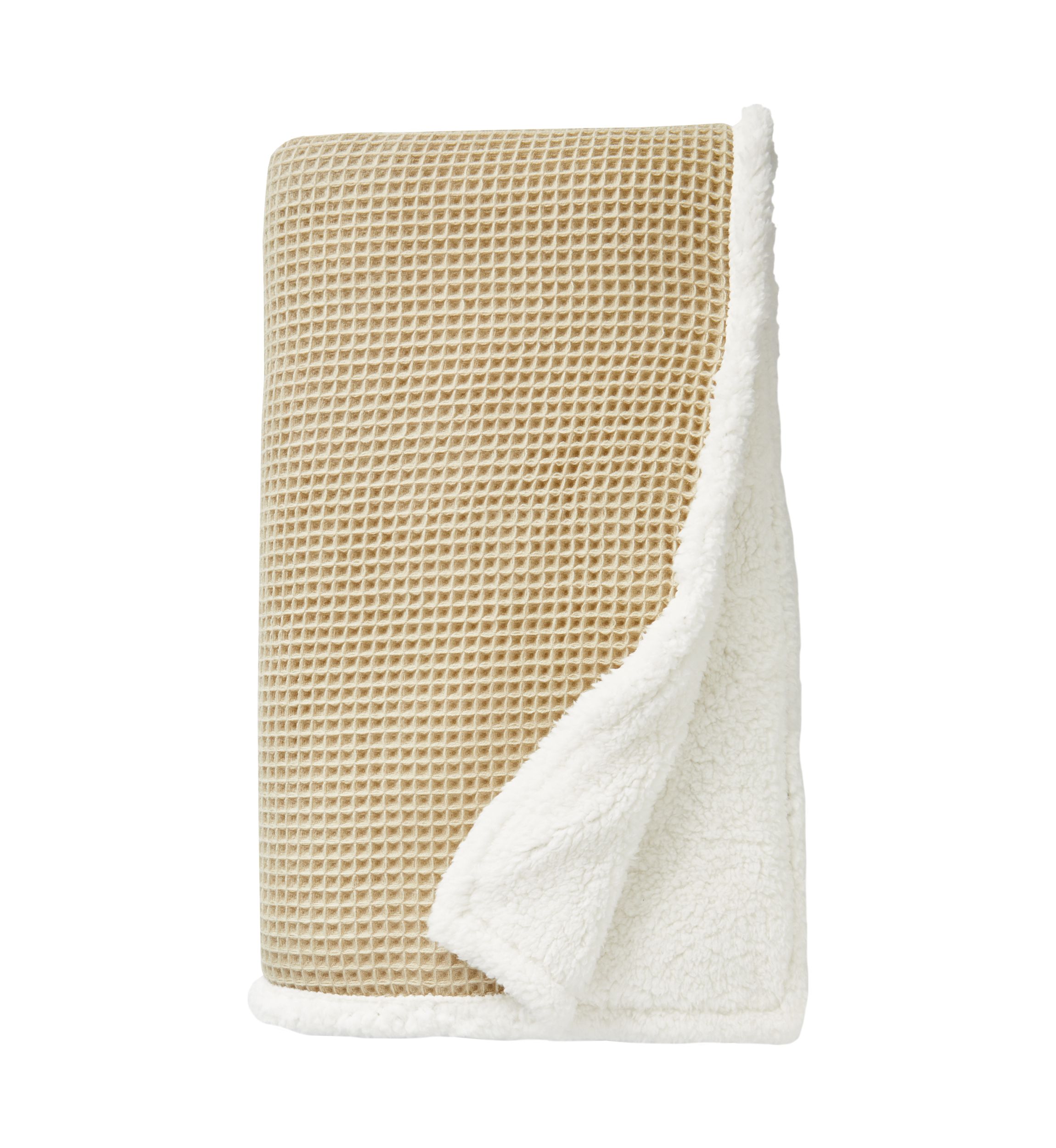 Waffle Weave Berber Throw Blanket