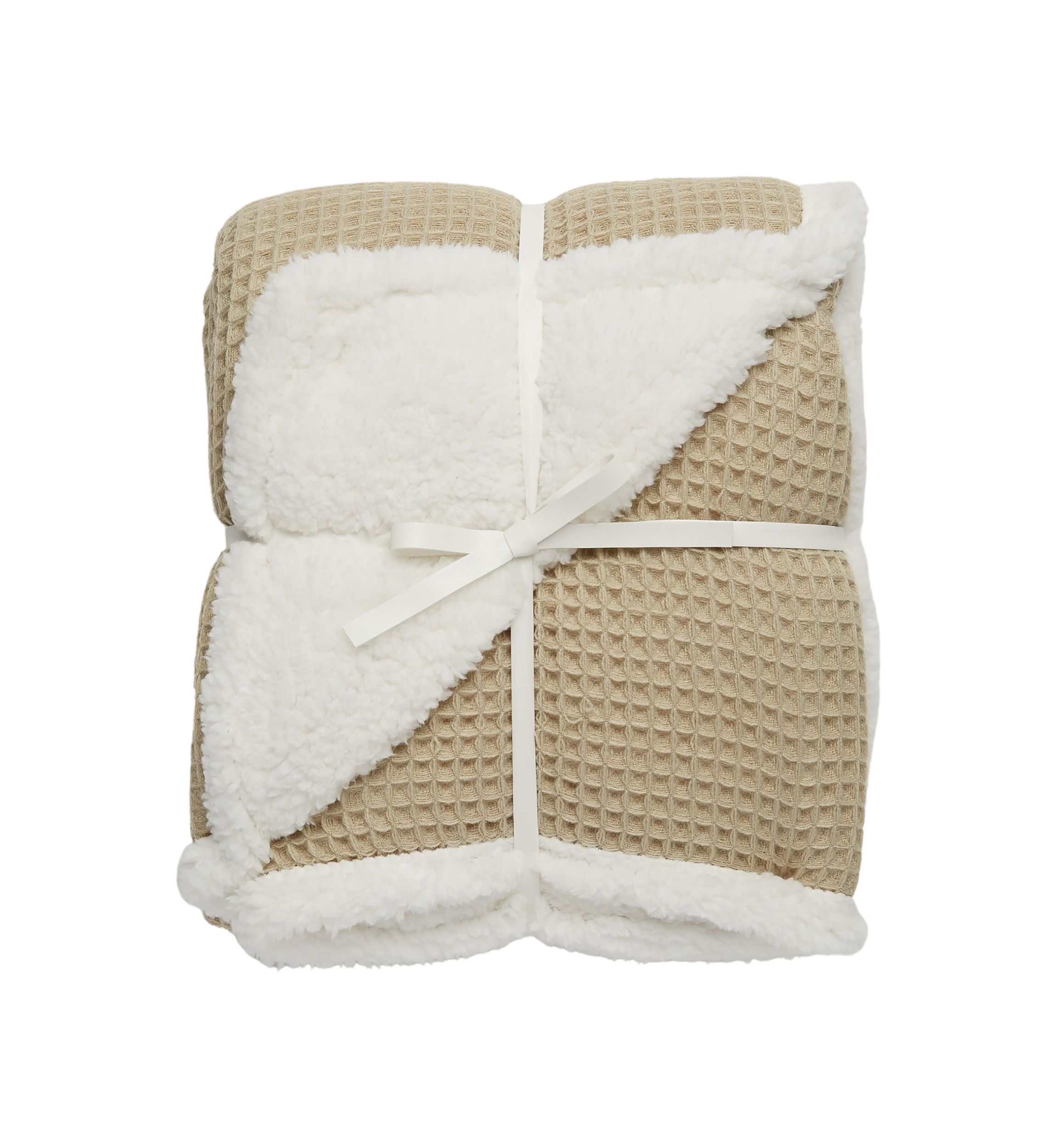 Waffle Weave Berber Throw Blanket