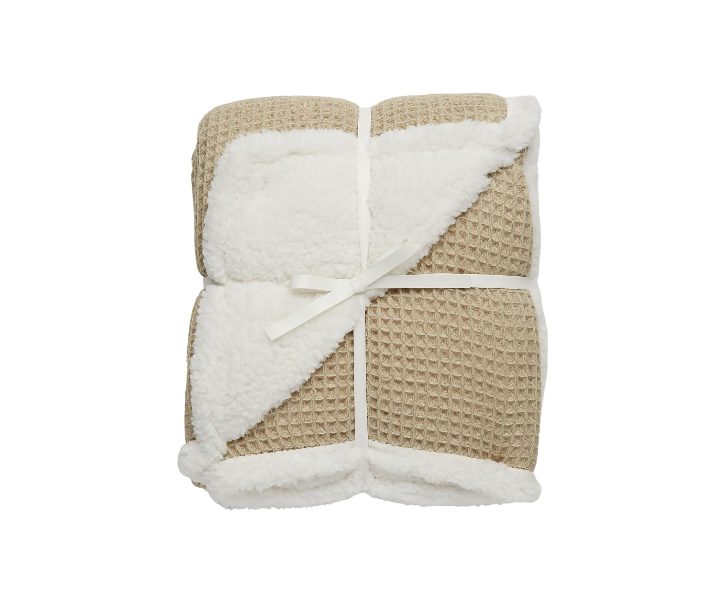 Waffle Weave Berber Throw Blanket