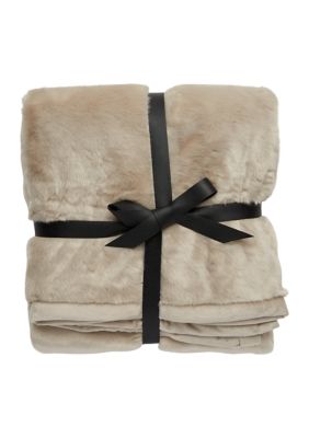 Luxury Faux Fur Throw Blanket