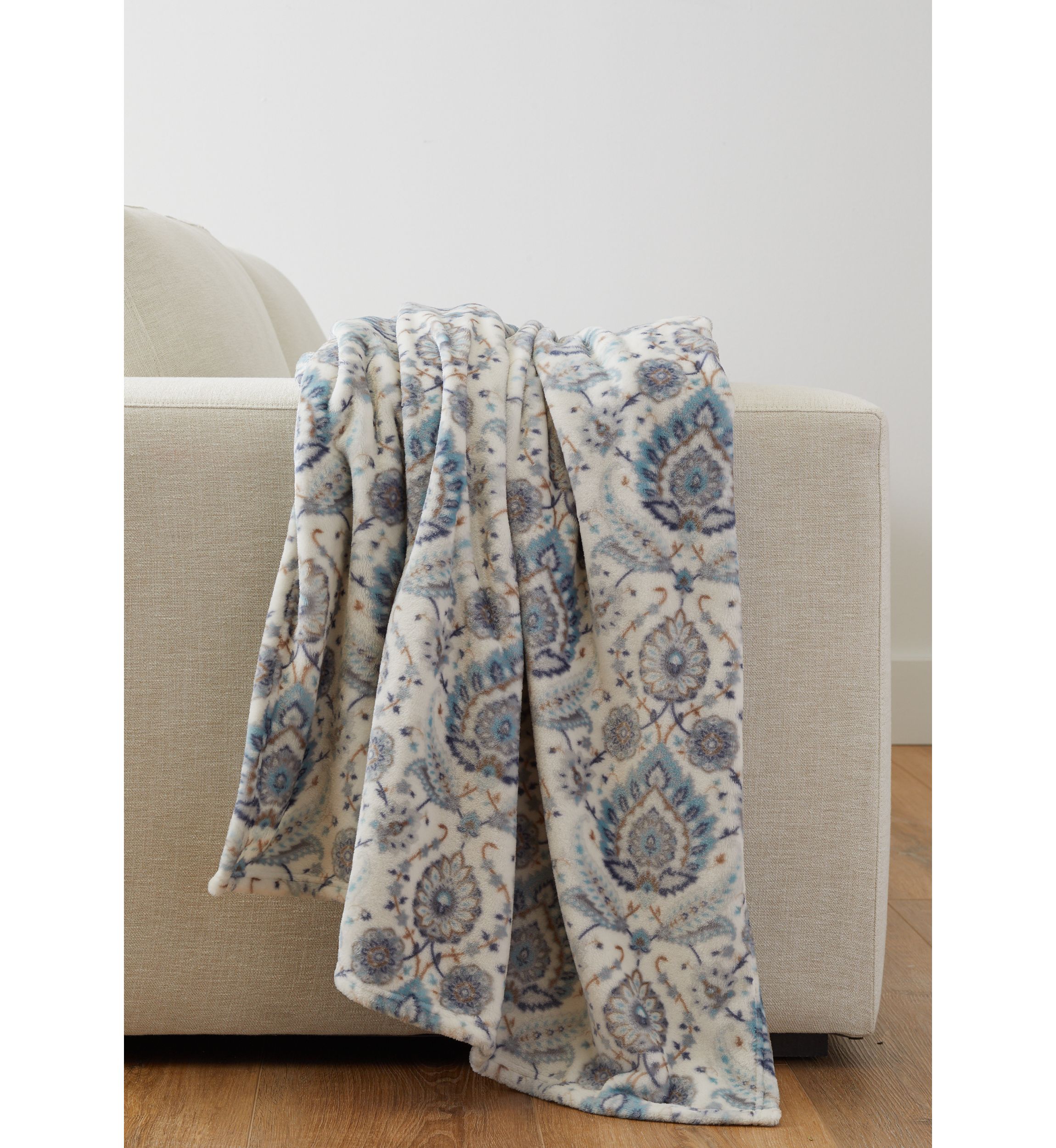 Patterned Lux Velvet Throw Blanket