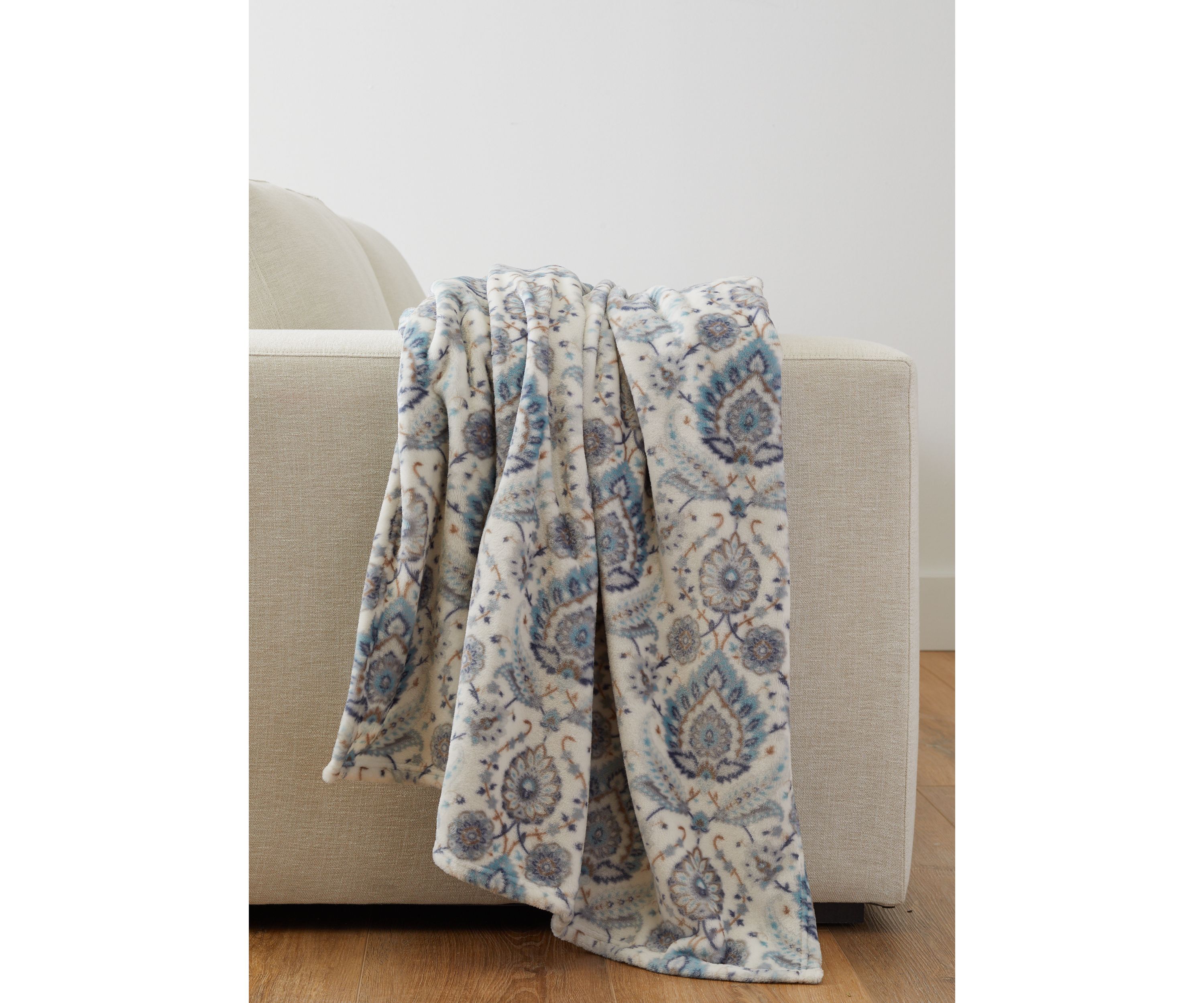 Patterned Lux Velvet Throw Blanket