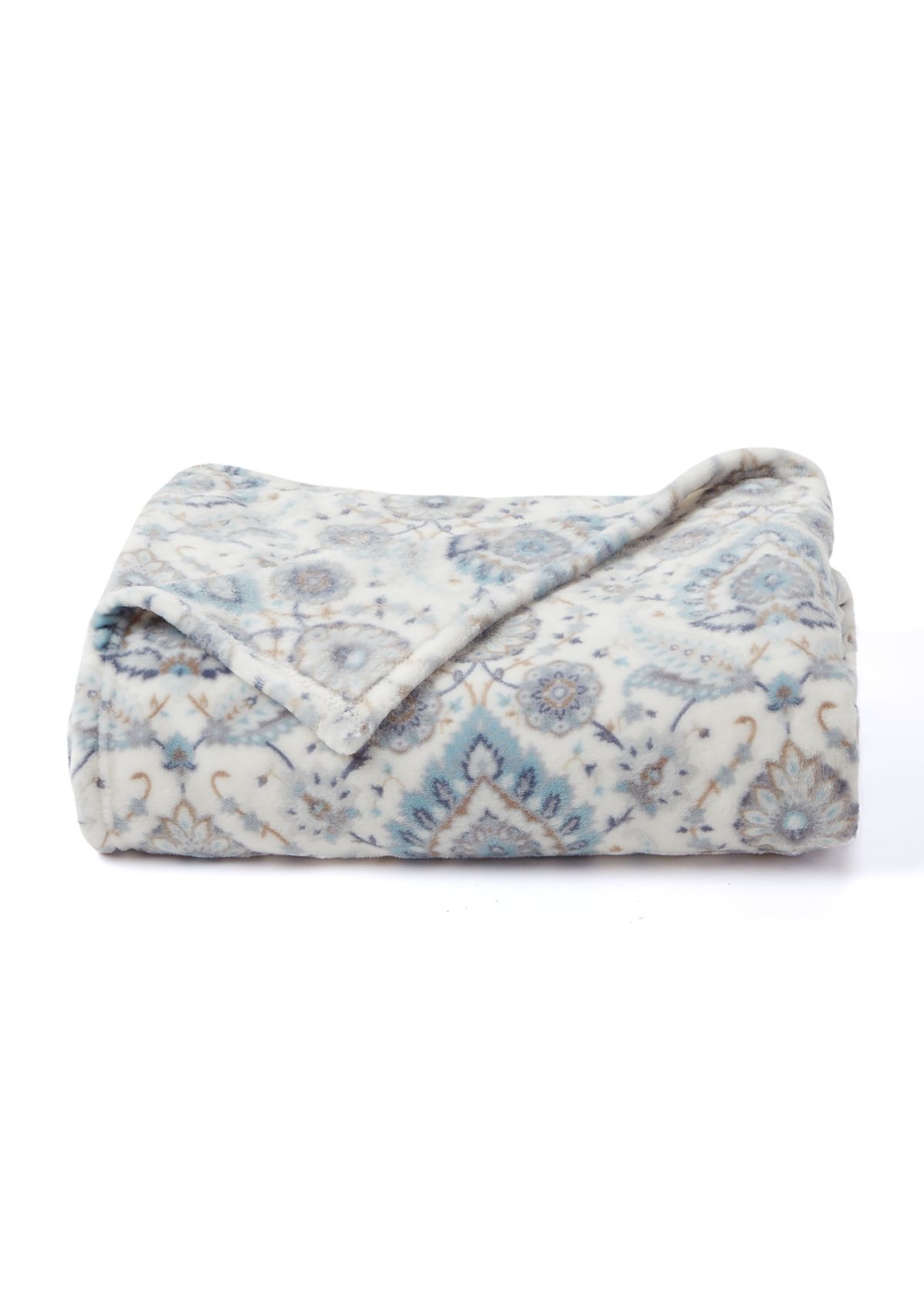 Patterned Lux Velvet Throw Blanket