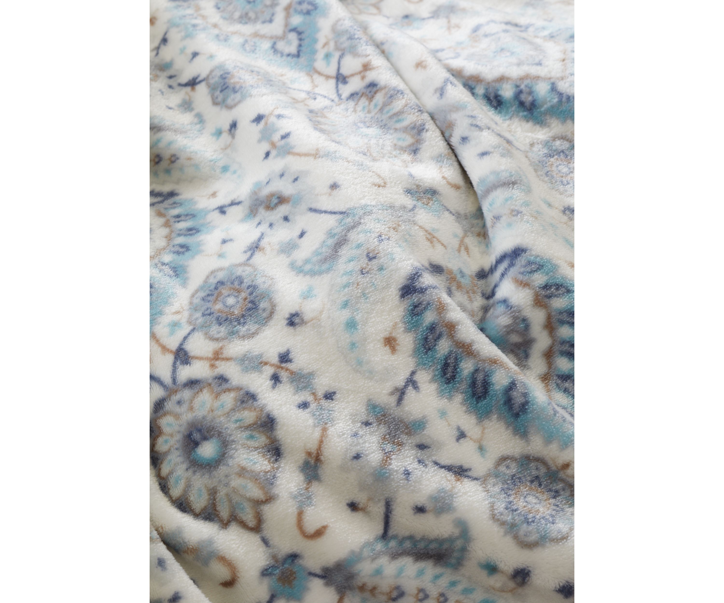 Patterned Lux Velvet Throw Blanket
