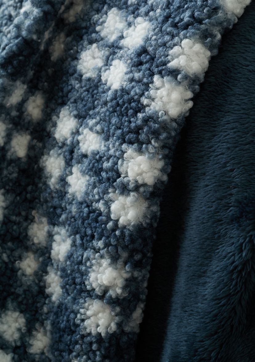 Luxury Teddy Wool Throw Blanket