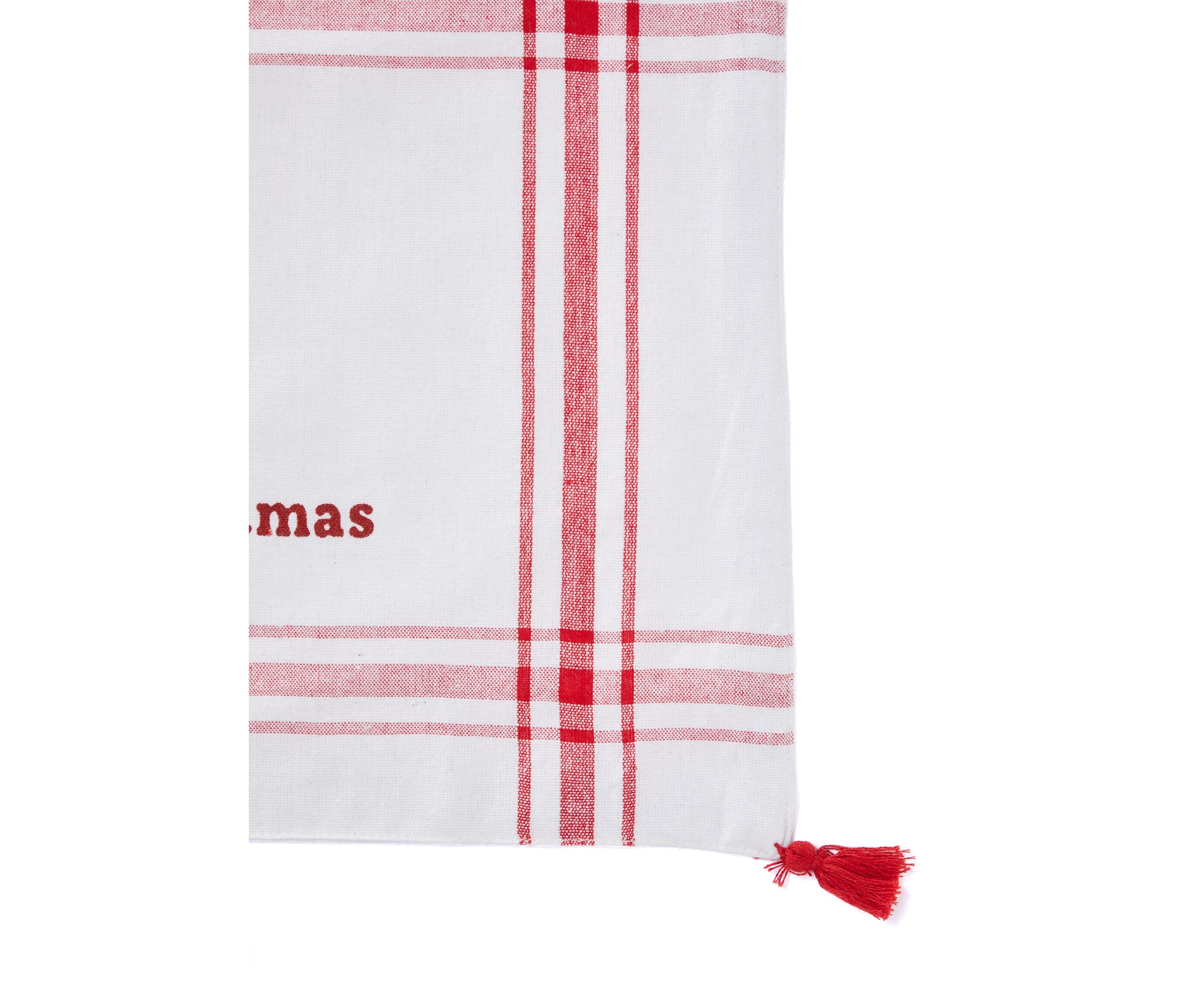 Merry Christmas Tassel Placemat