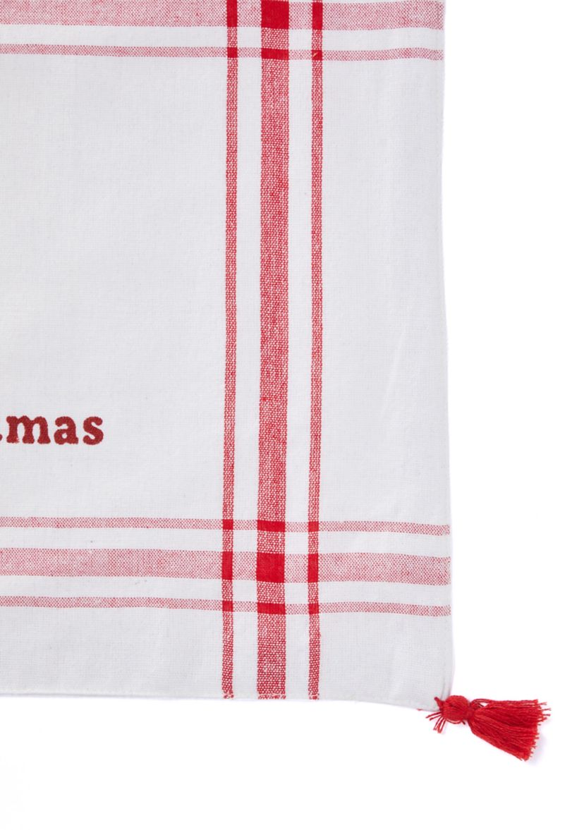 Merry Christmas Tassel Placemat