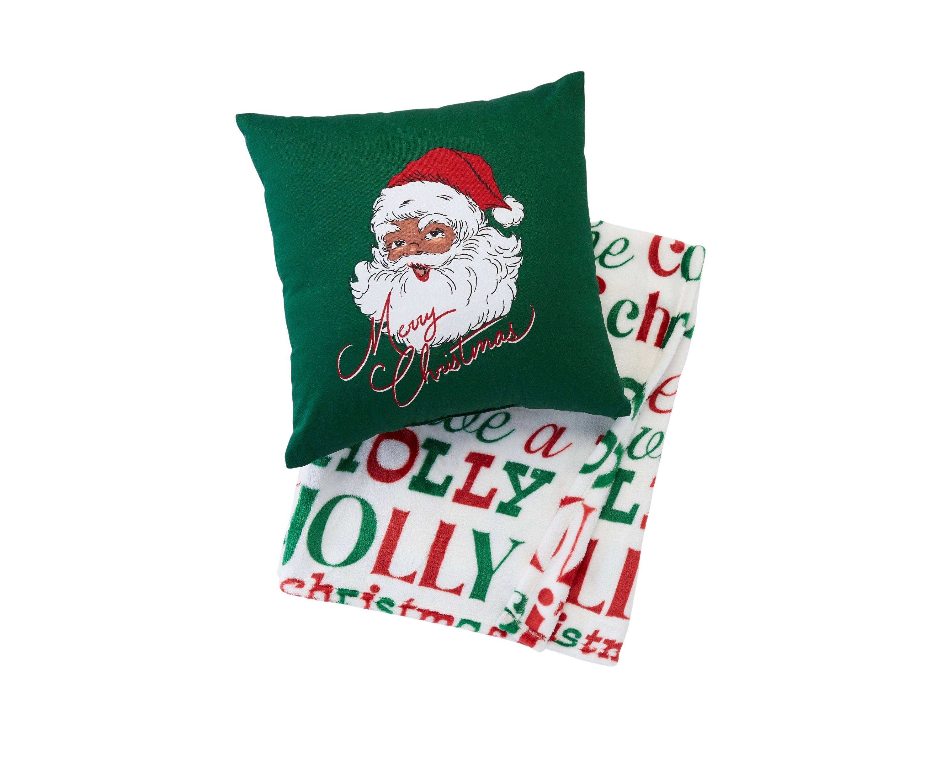 Blanket and Decorative Pillow Giftable Set