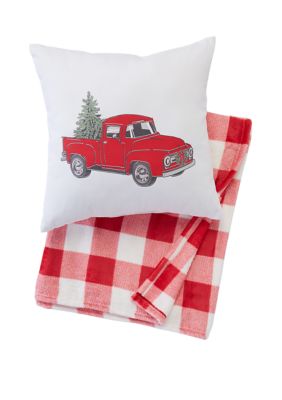 MIKE & Co. NEW YORK Christmas Car Decorative Single Throw Pillow