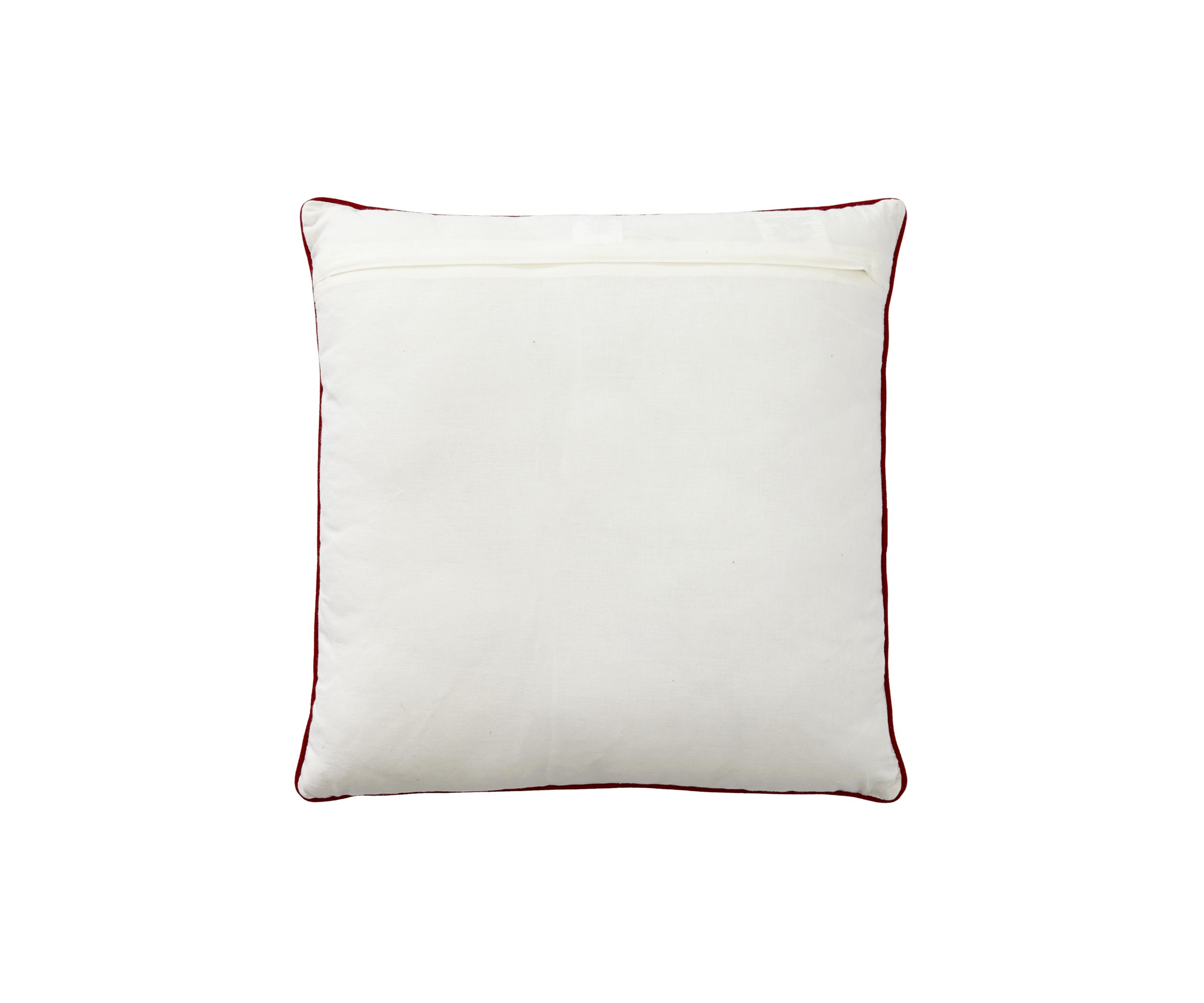 Beaded Candy Cane Throw Pillow