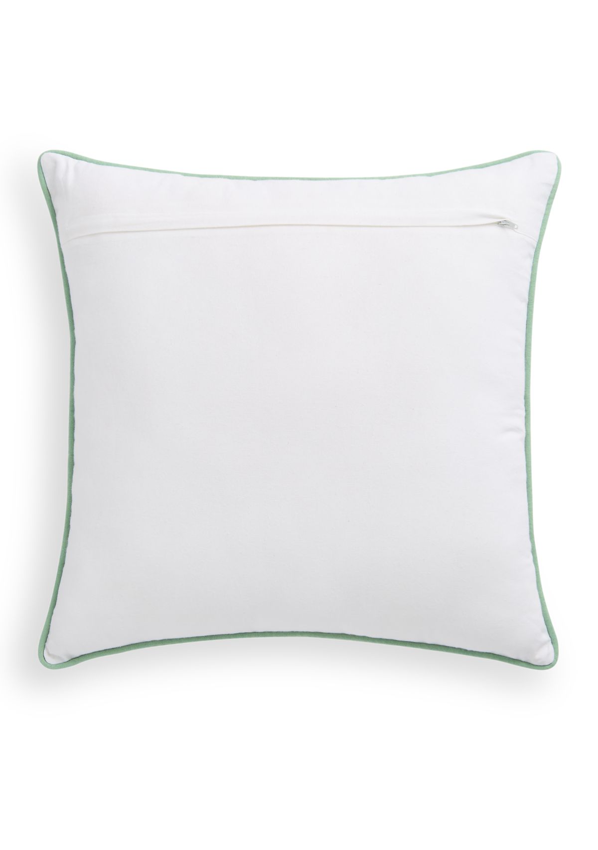 Beaded Shell and Coral Pillow