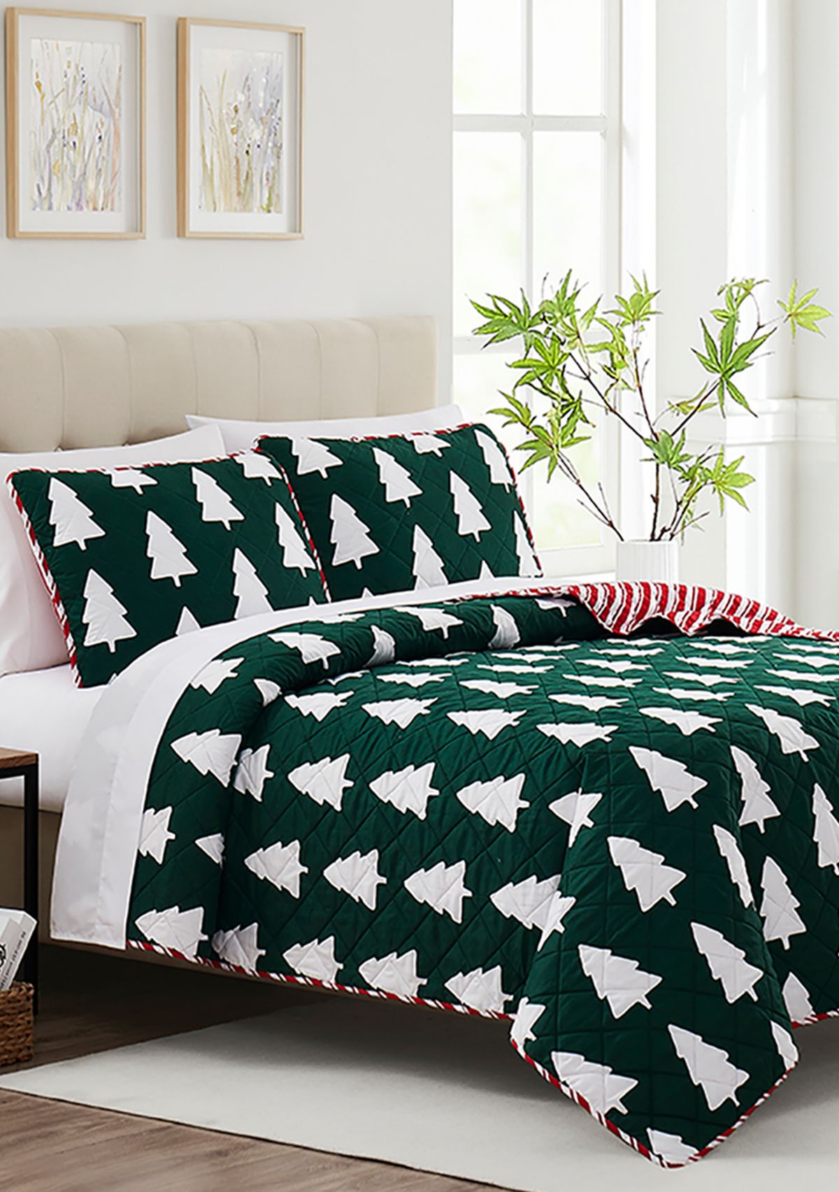 Christmas Tree Quilt Set