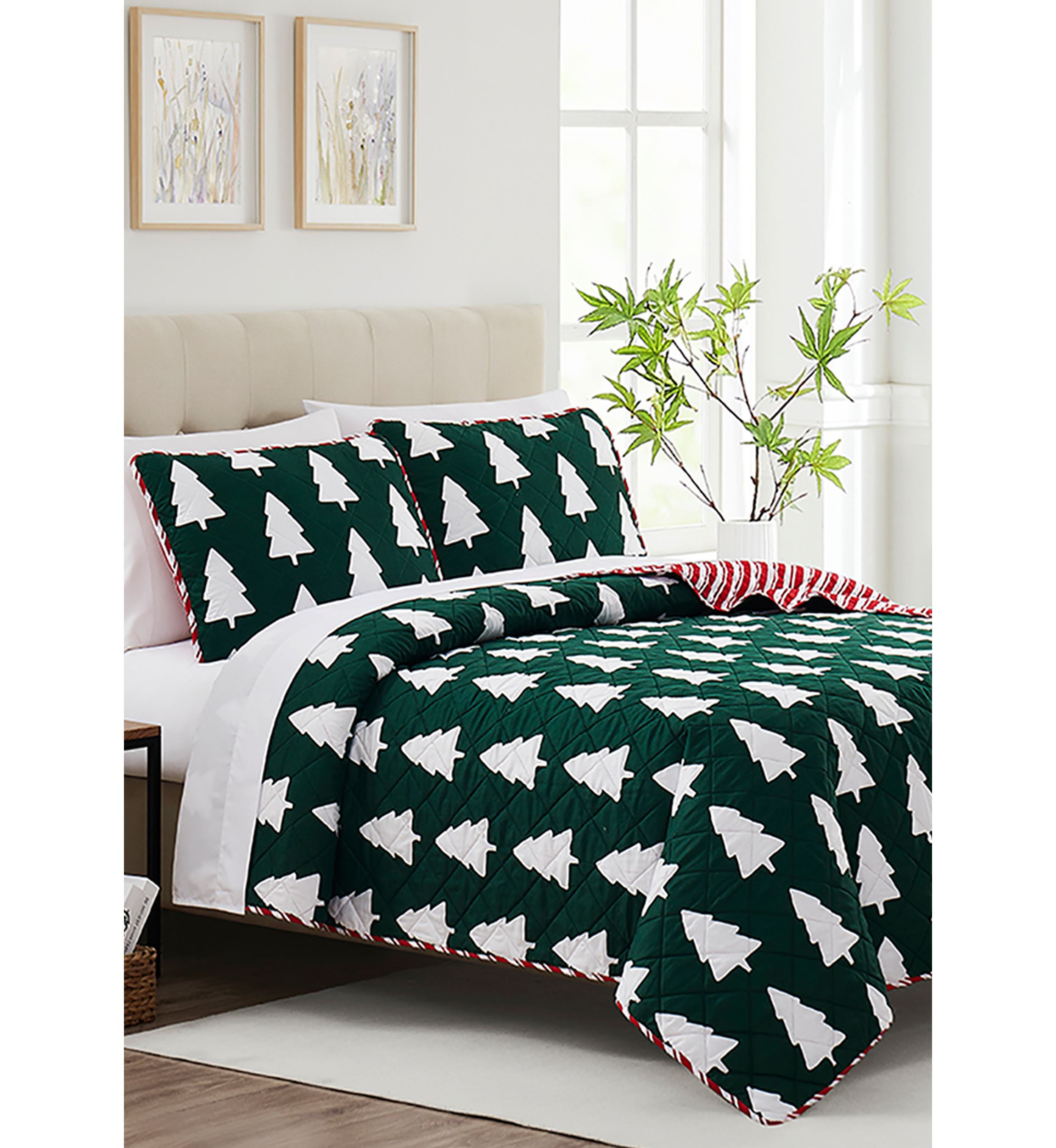 Christmas Tree Quilt Set