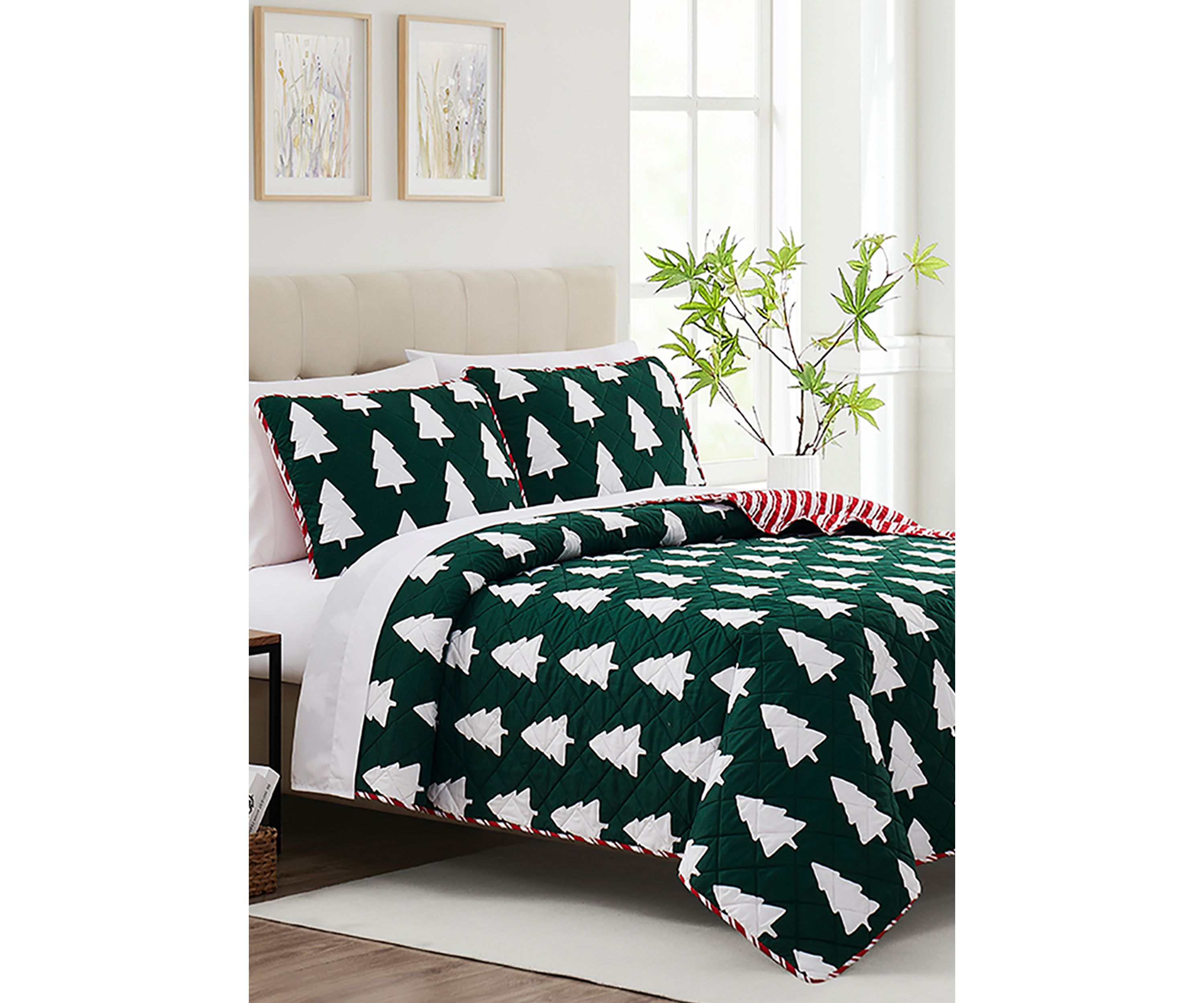 Christmas Tree Quilt Set