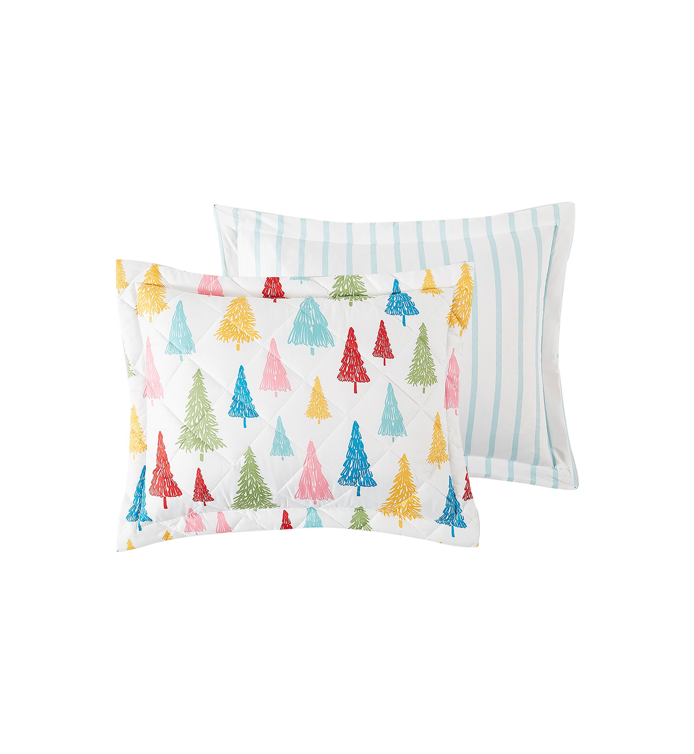 Multicolor Tree 3-Piece Quilt Set 