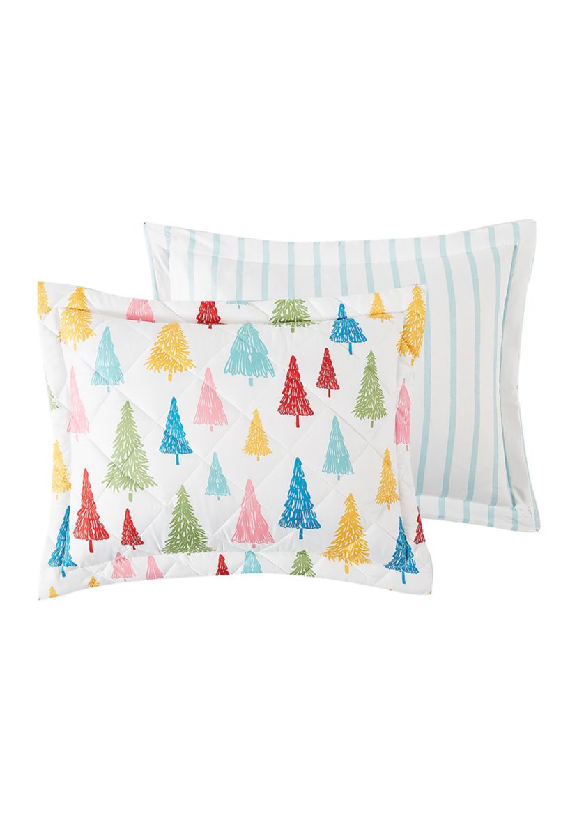 Multicolor Tree 3-Piece Quilt Set 