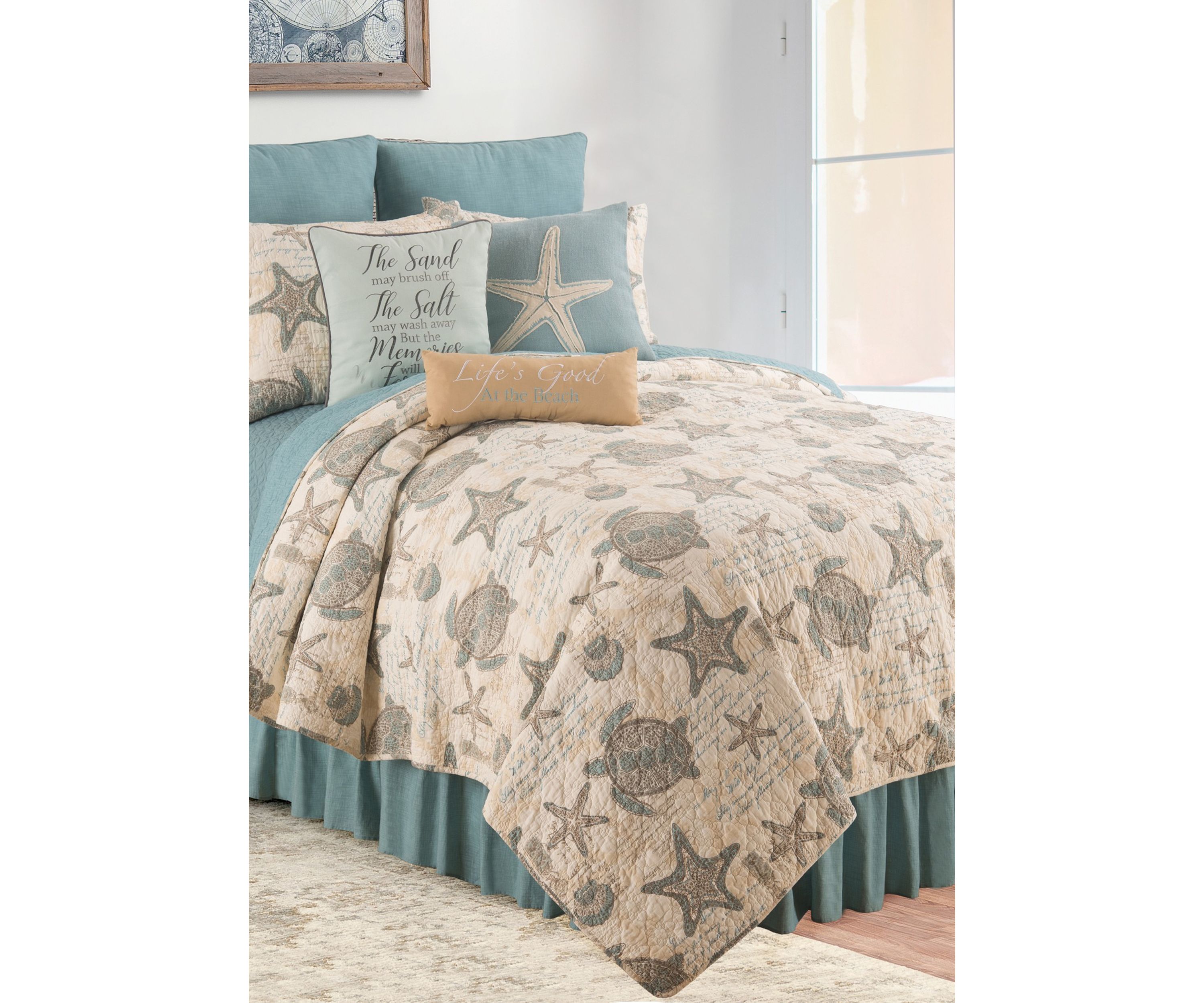 Amber Sands Coastal Quilt Set