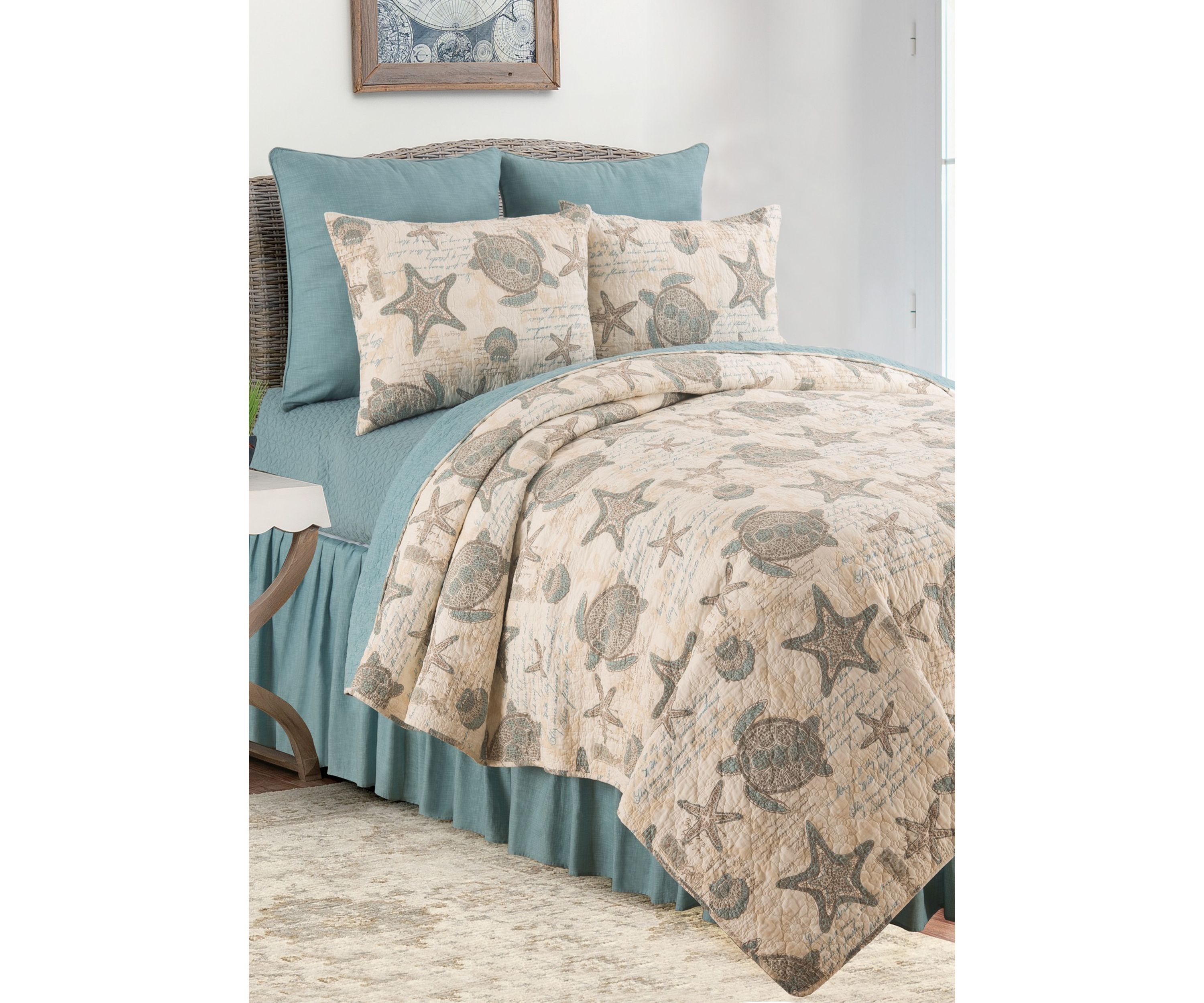 Amber Sands Coastal Quilt Set