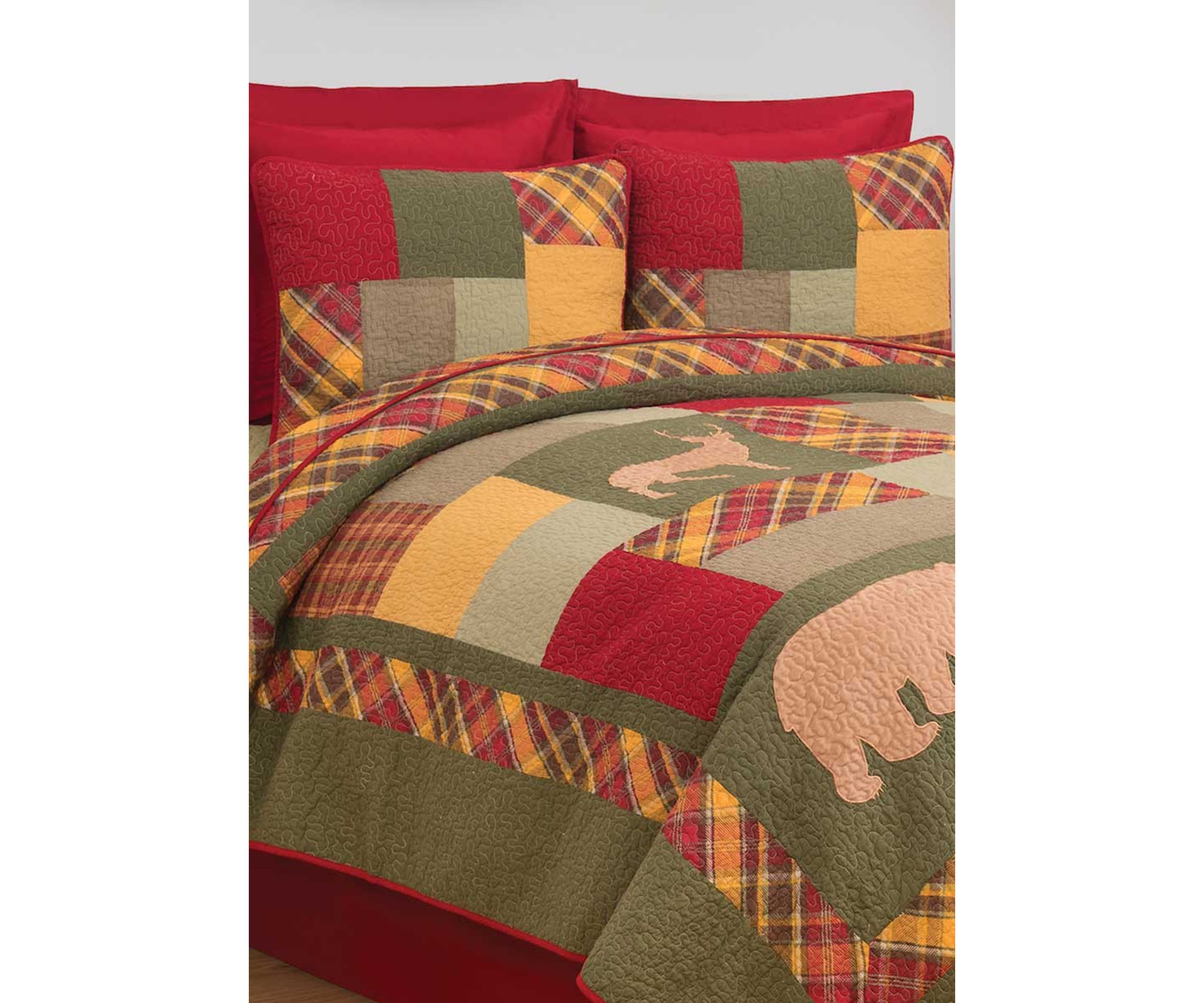 Buckleyl Rustic Lodge Quilt Set