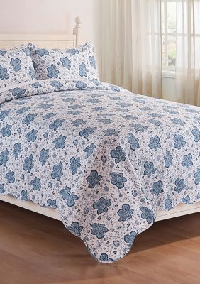 Chesapeake Bay Floral Quilt Set