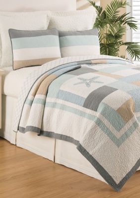 Driftwood Shores Coastal Quilt Set