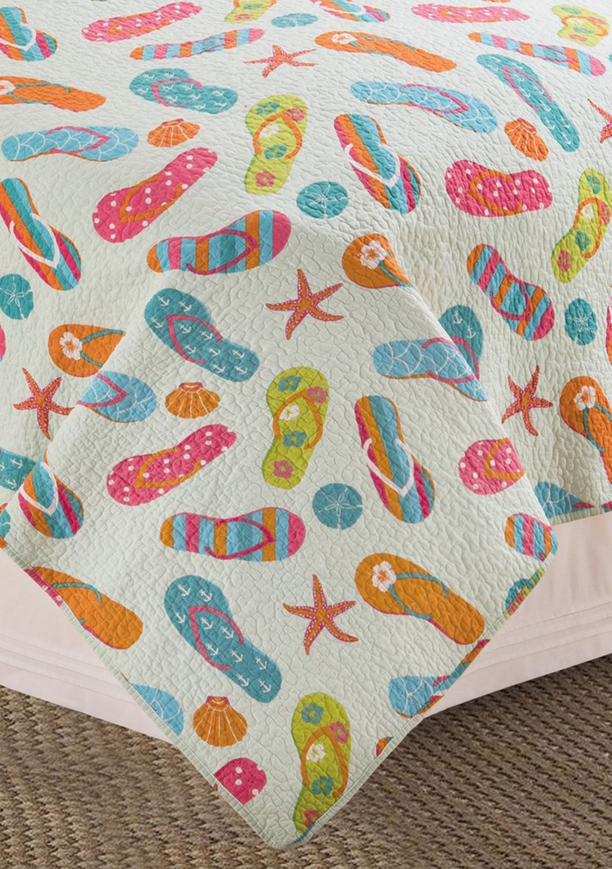 Flip Flop Life Coastal Quilt Set