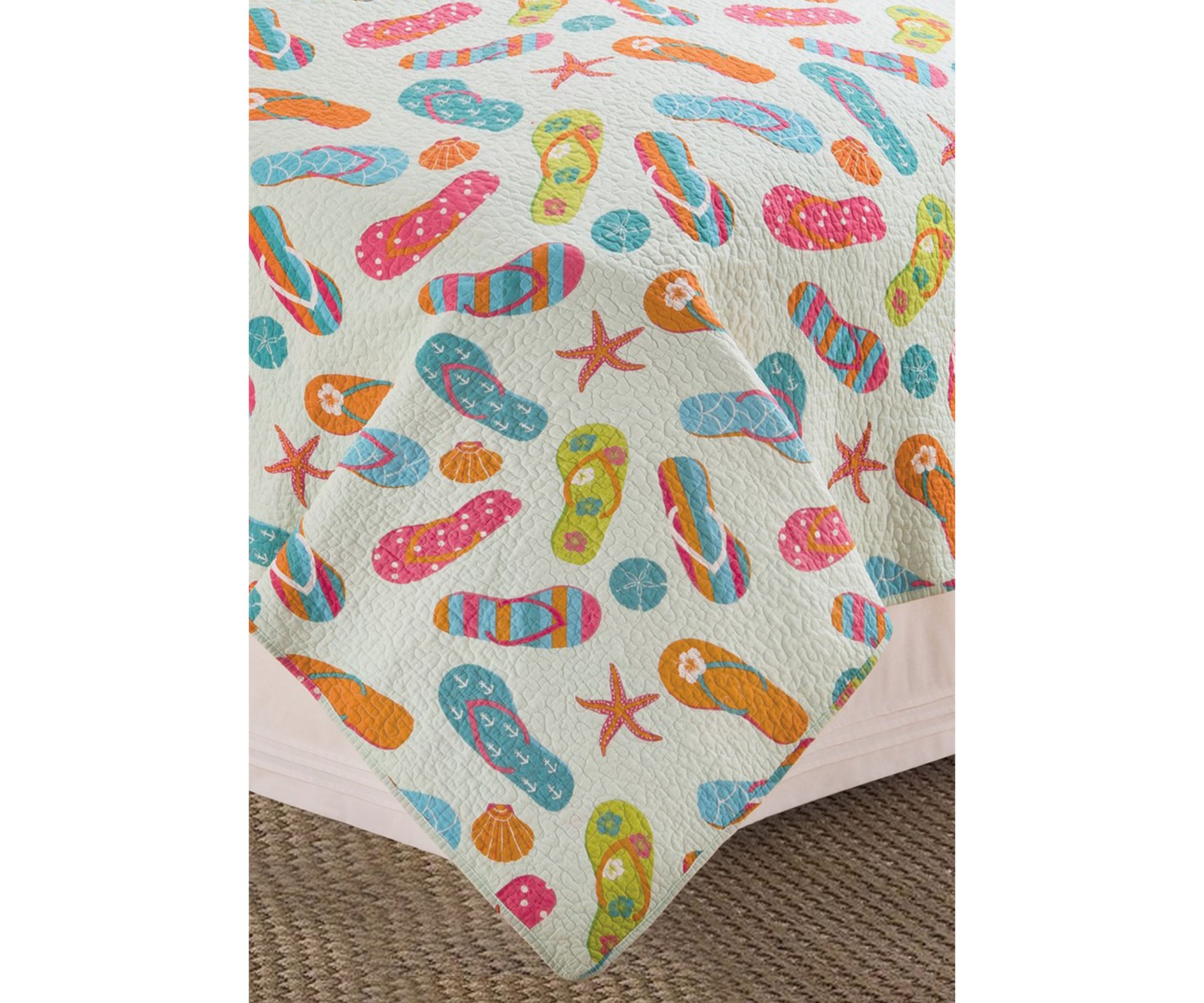 Flip Flop Life Coastal Quilt Set