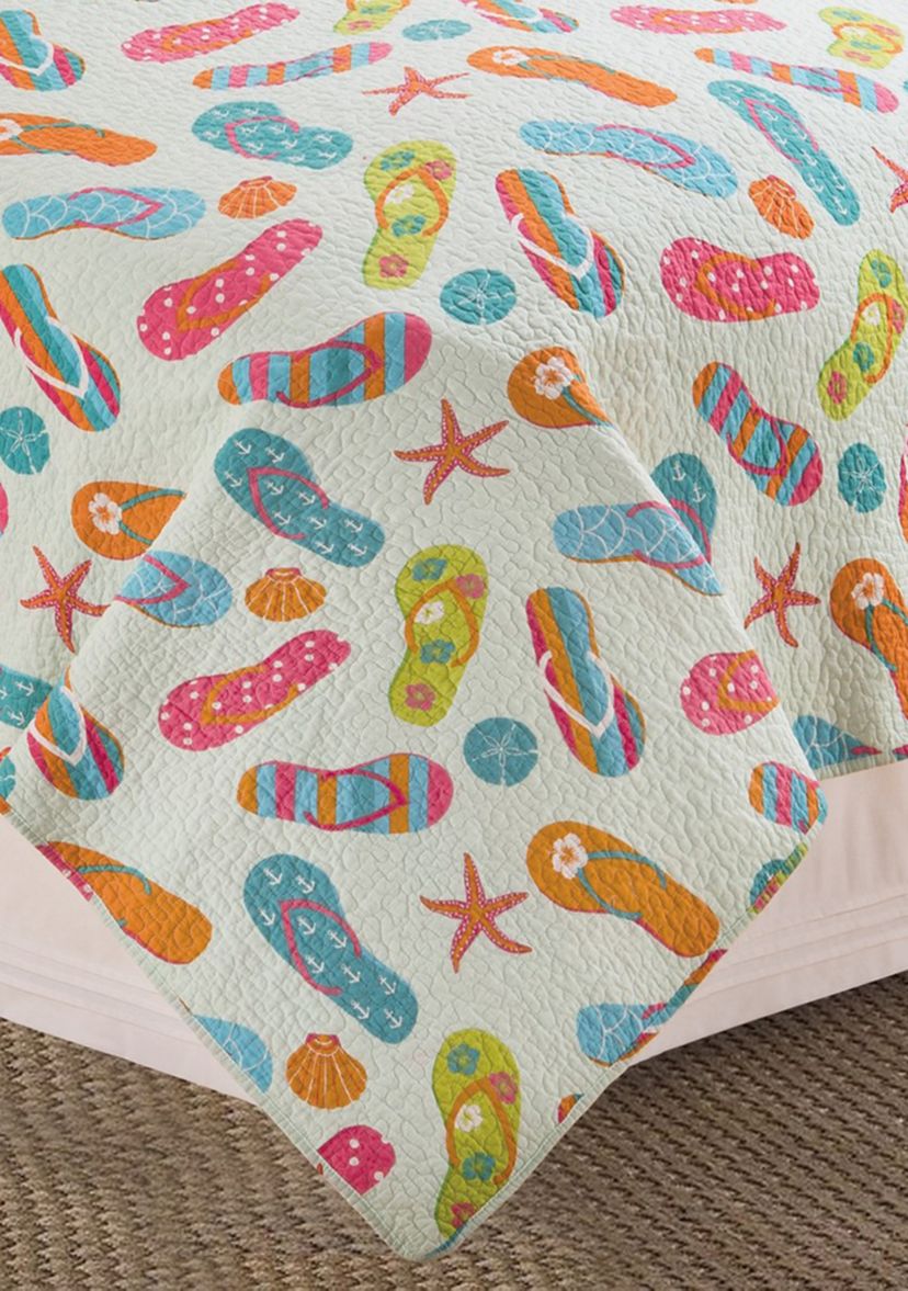Flip Flop Life Coastal Quilt Set