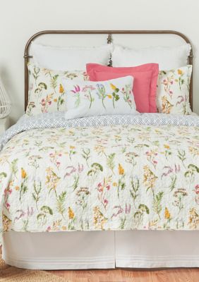 Genevieve Floral Quilt Set