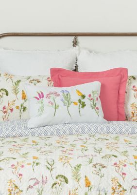 Genevieve Floral Quilt Set