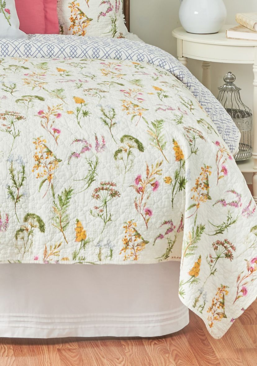 Genevieve Floral Quilt Set