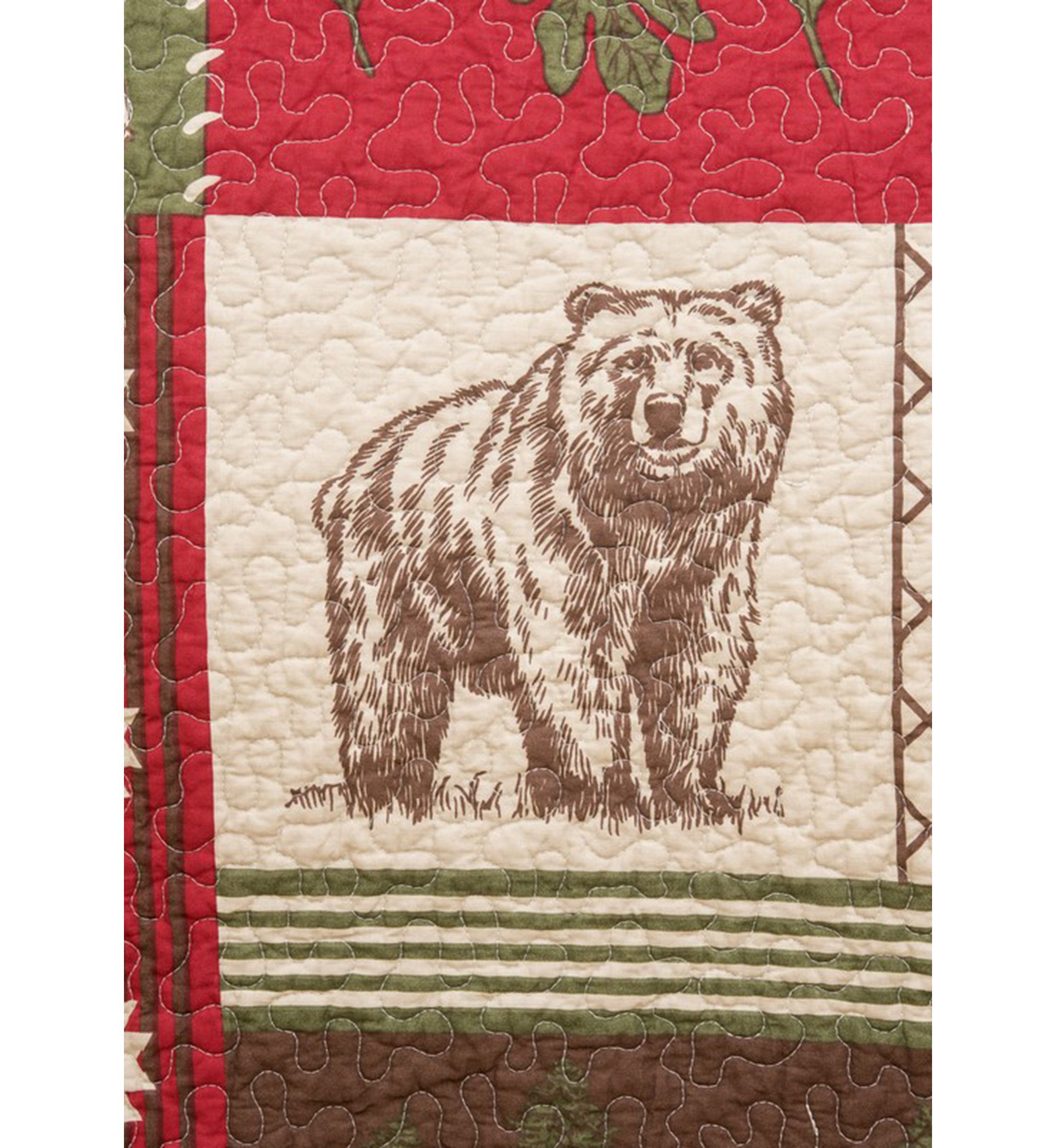 Keaton Forest Rustic Quilt Set