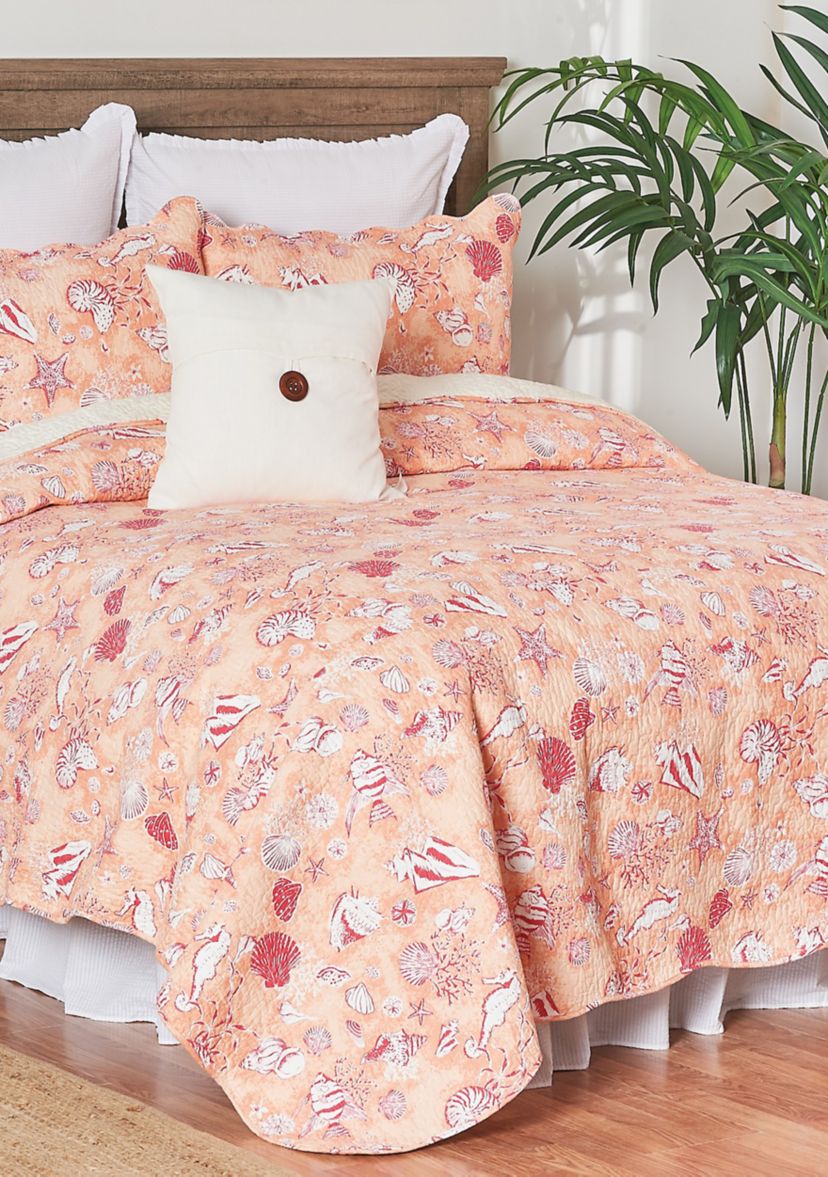 Lagoon Peach Tropical Set