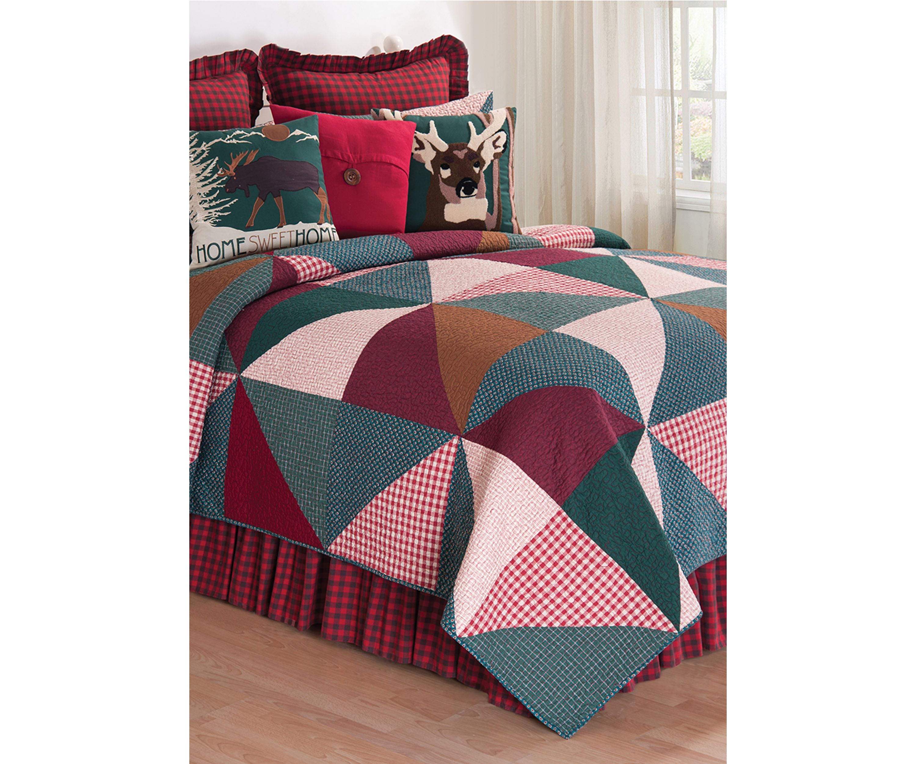 Shady Pines Rustic Lodge Quilt Set
