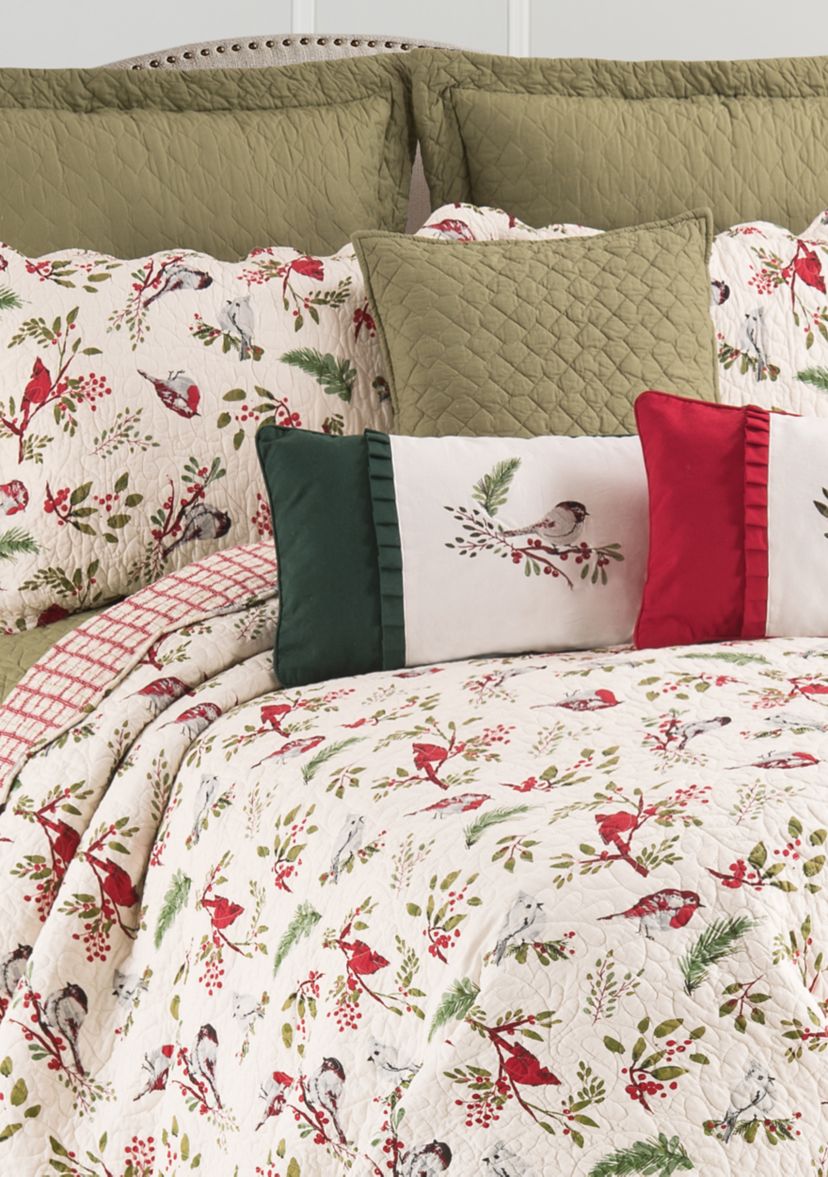 Sprig Birds Quilt Set