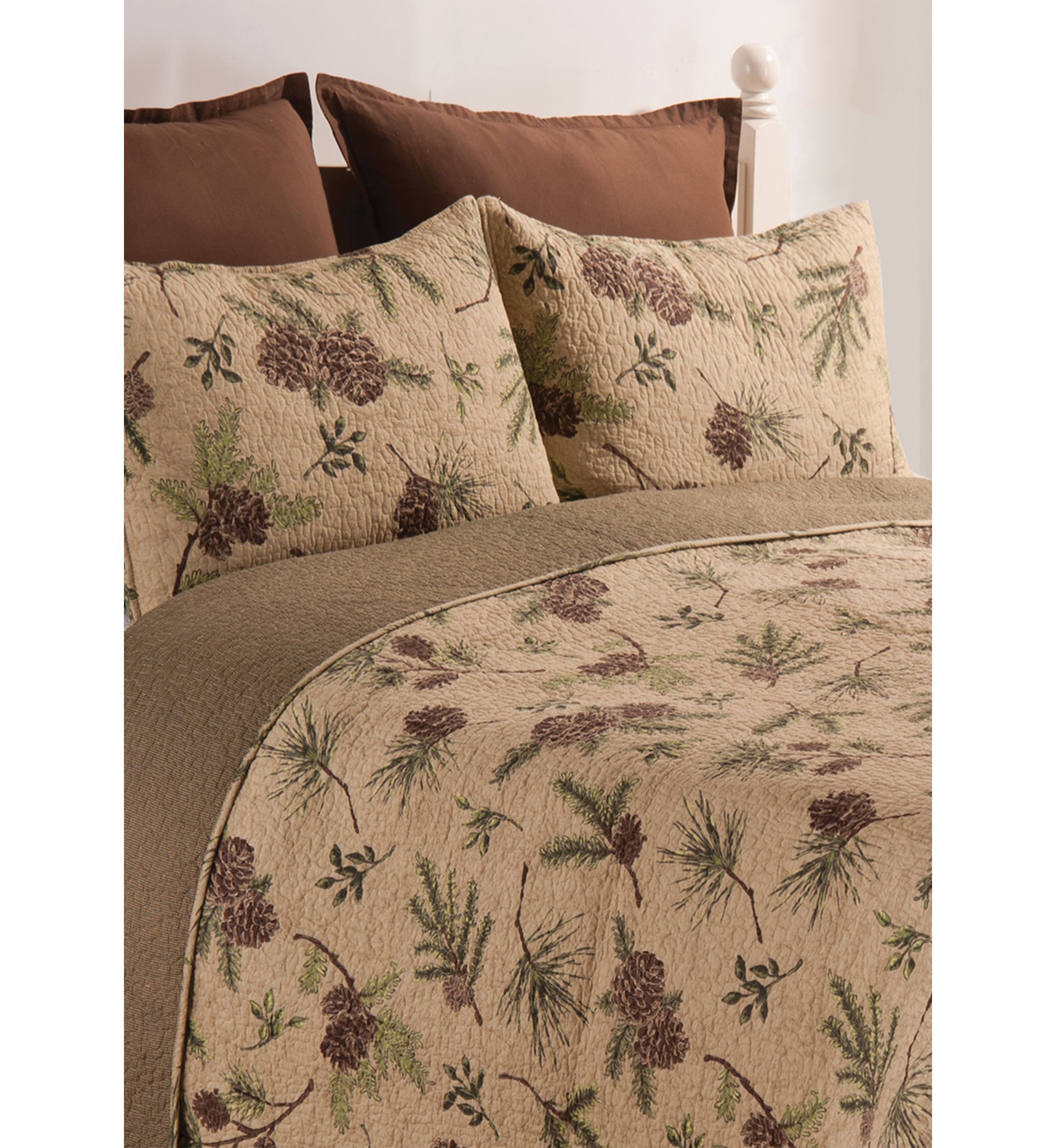 Woodland Retreat Rustic Lodge Quilt Set