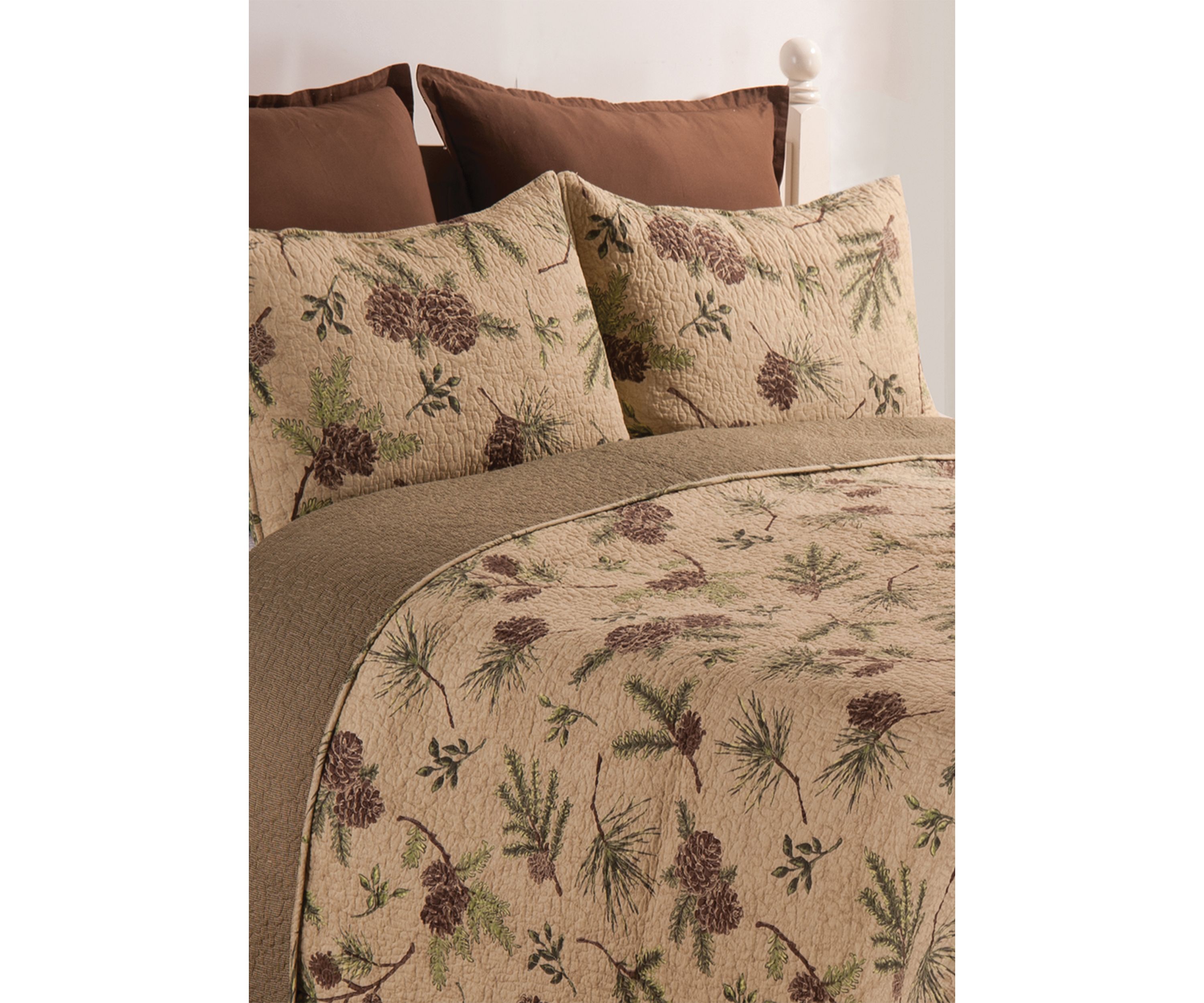 Woodland Retreat Rustic Lodge Quilt Set