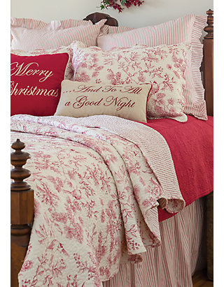 C F Home Evergreen Toile Quilt Set Belk