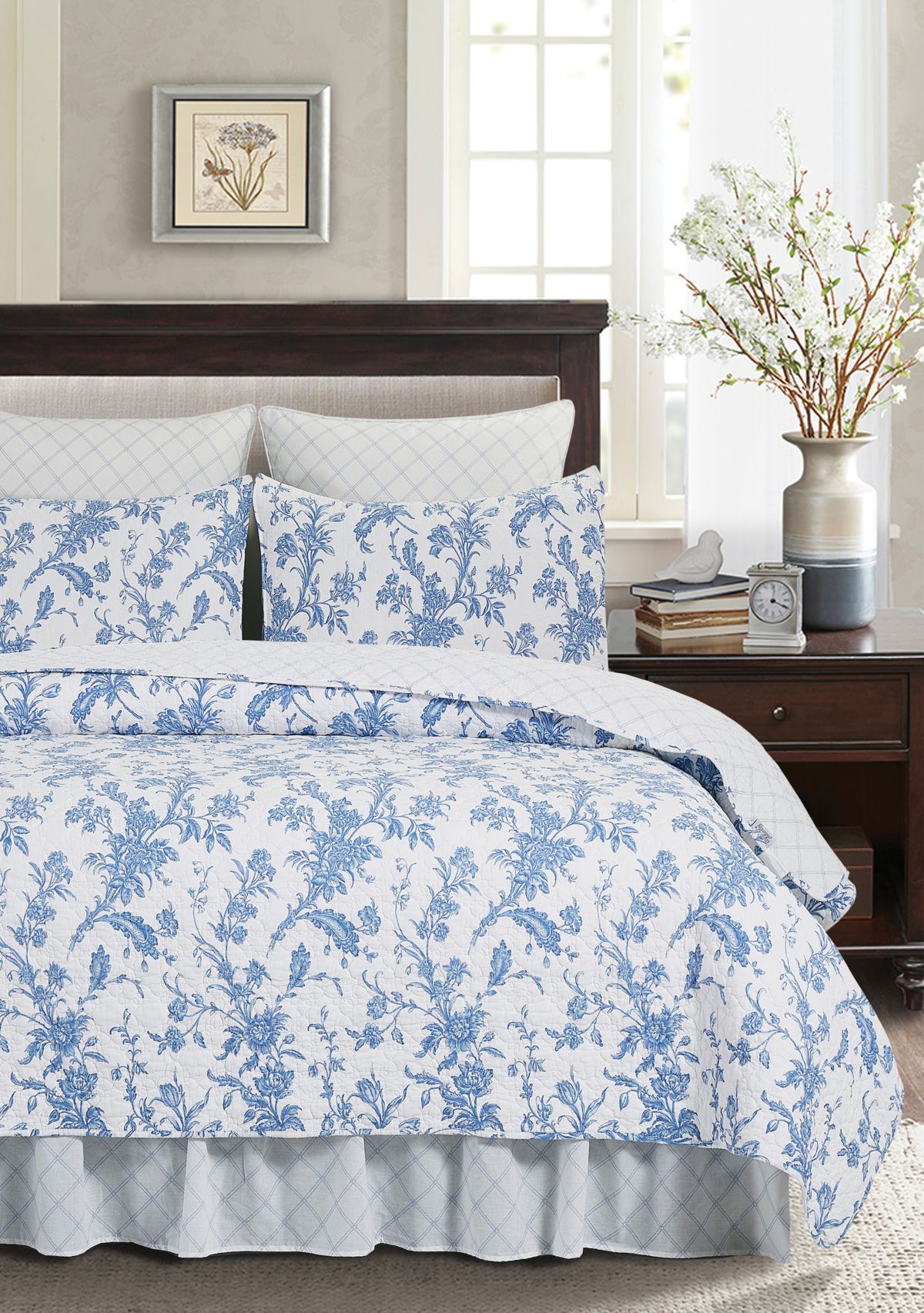 Bleighton Blue Quilt Set
