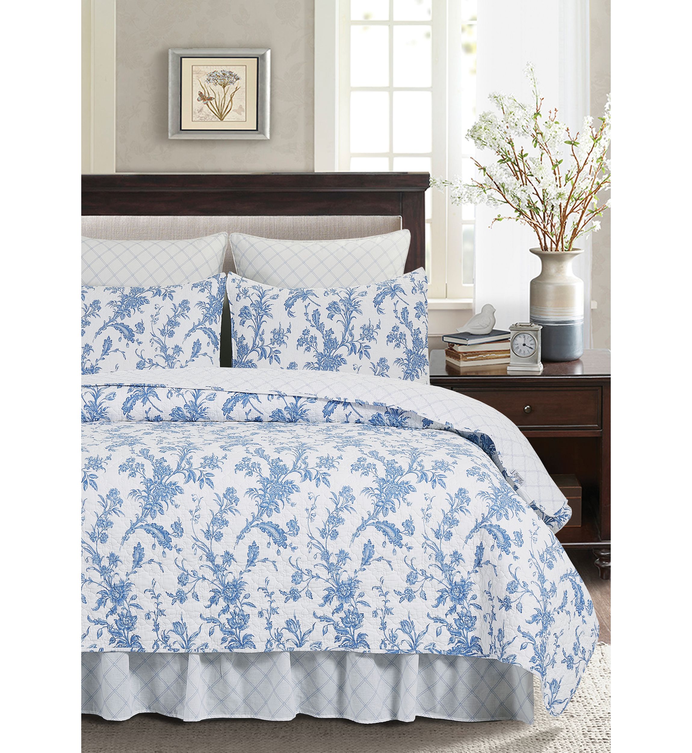 Bleighton Blue Quilt Set