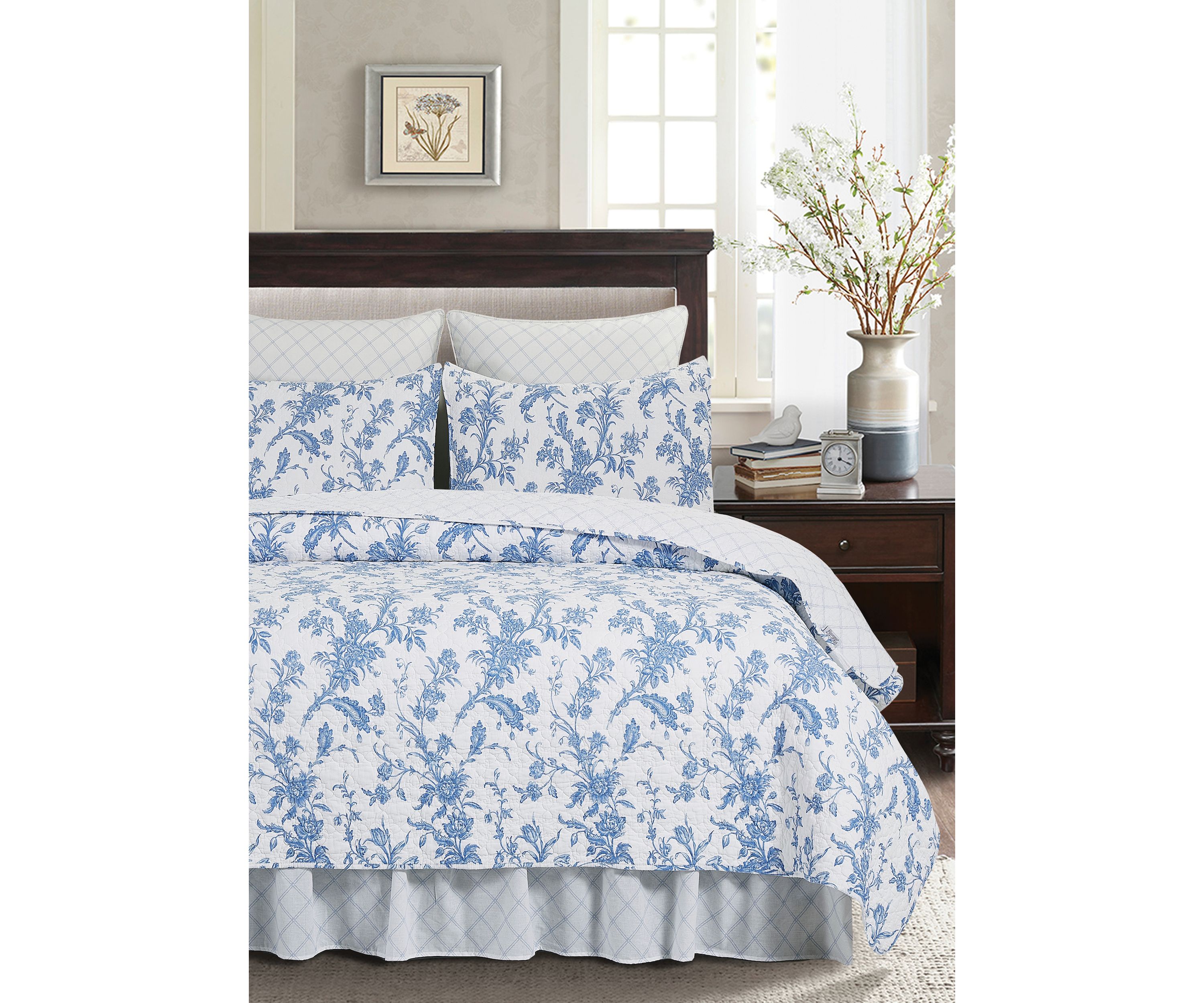 Bleighton Blue Quilt Set